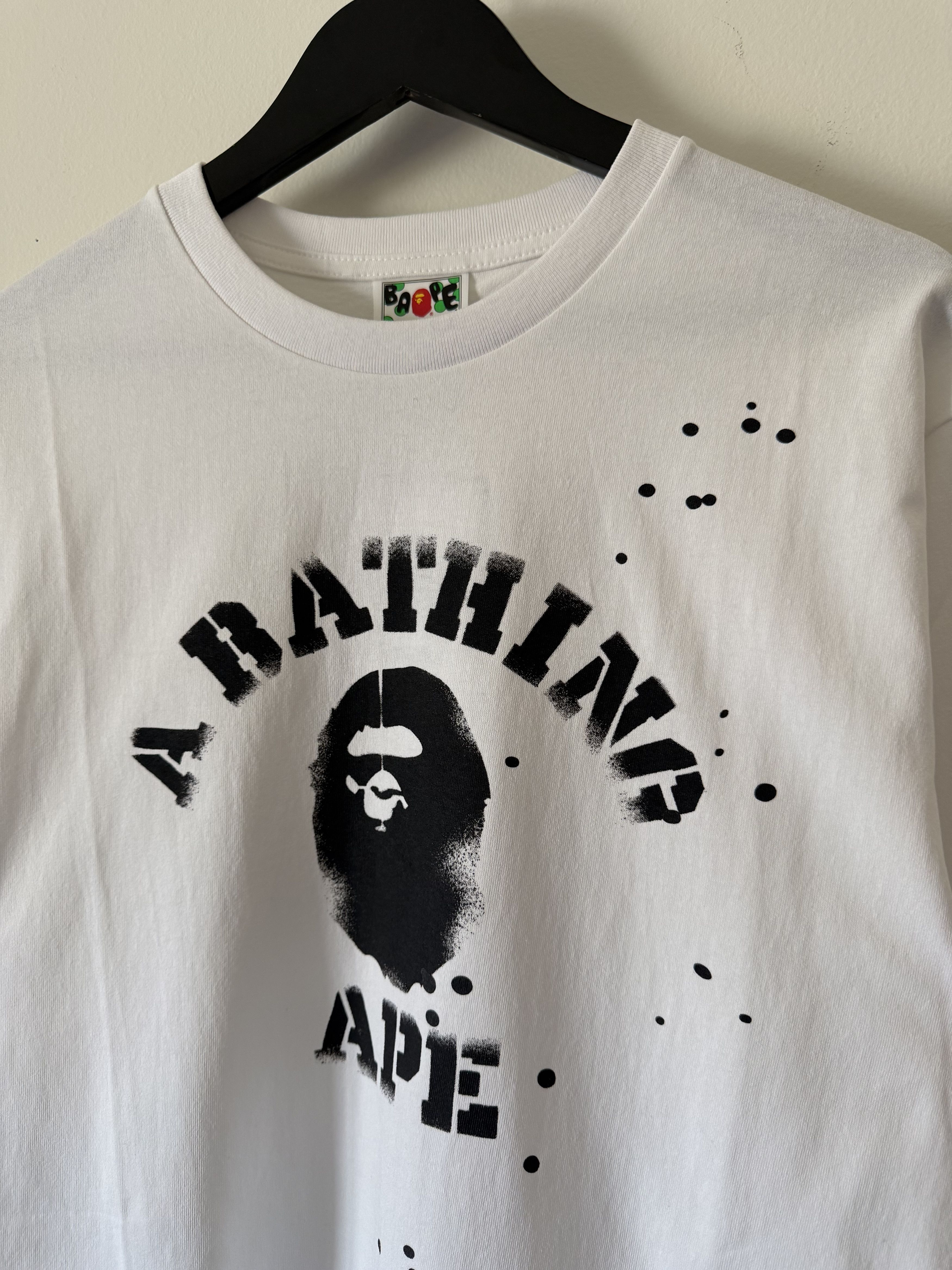 Bape Joshua Vides Bape College Logo Long Sleeve Tee in Black Size US L / EU 52-54 / 3 - 2 Thumbnail