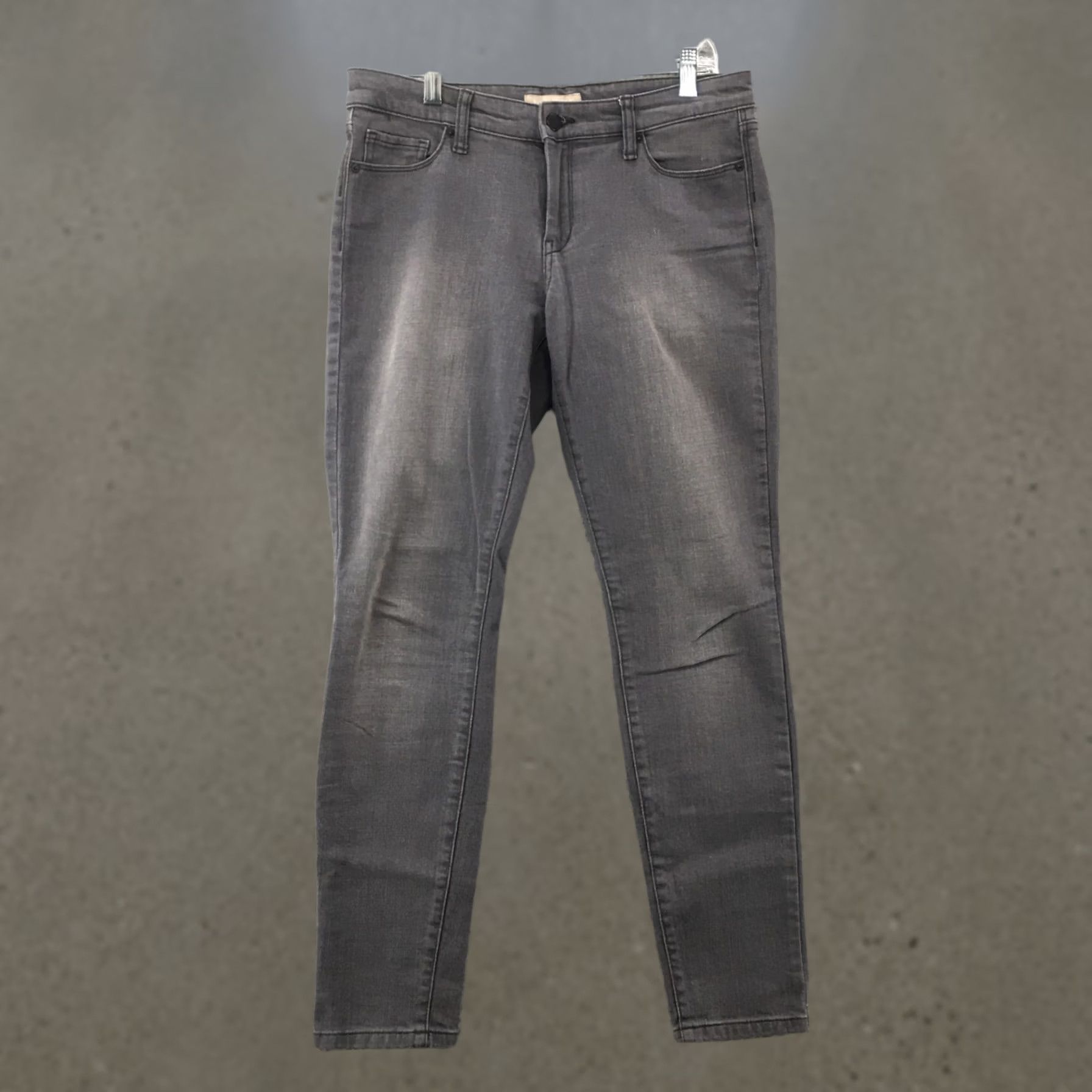 Banana Republic Banana Republic Skinny Fit Jeans Women 29/8 Gray Mid Rise Zip Fly Denim 5-Pocket Size 29" - 1 Thumbnail