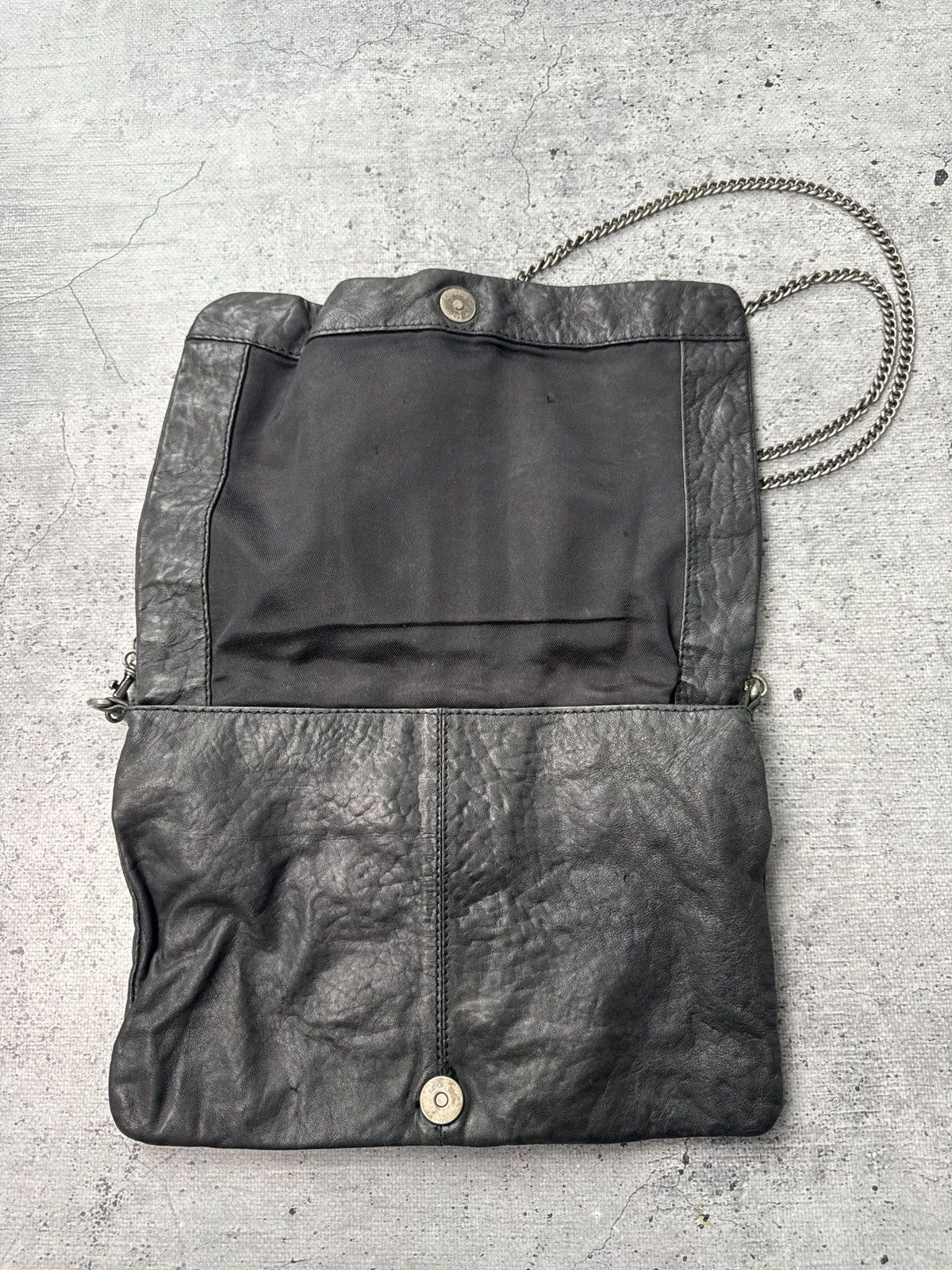 Japanese Brand Vintage Y2K Leather Crossbody Bag Archival BALENCIAGA style Size ONE SIZE - 4 Thumbnail