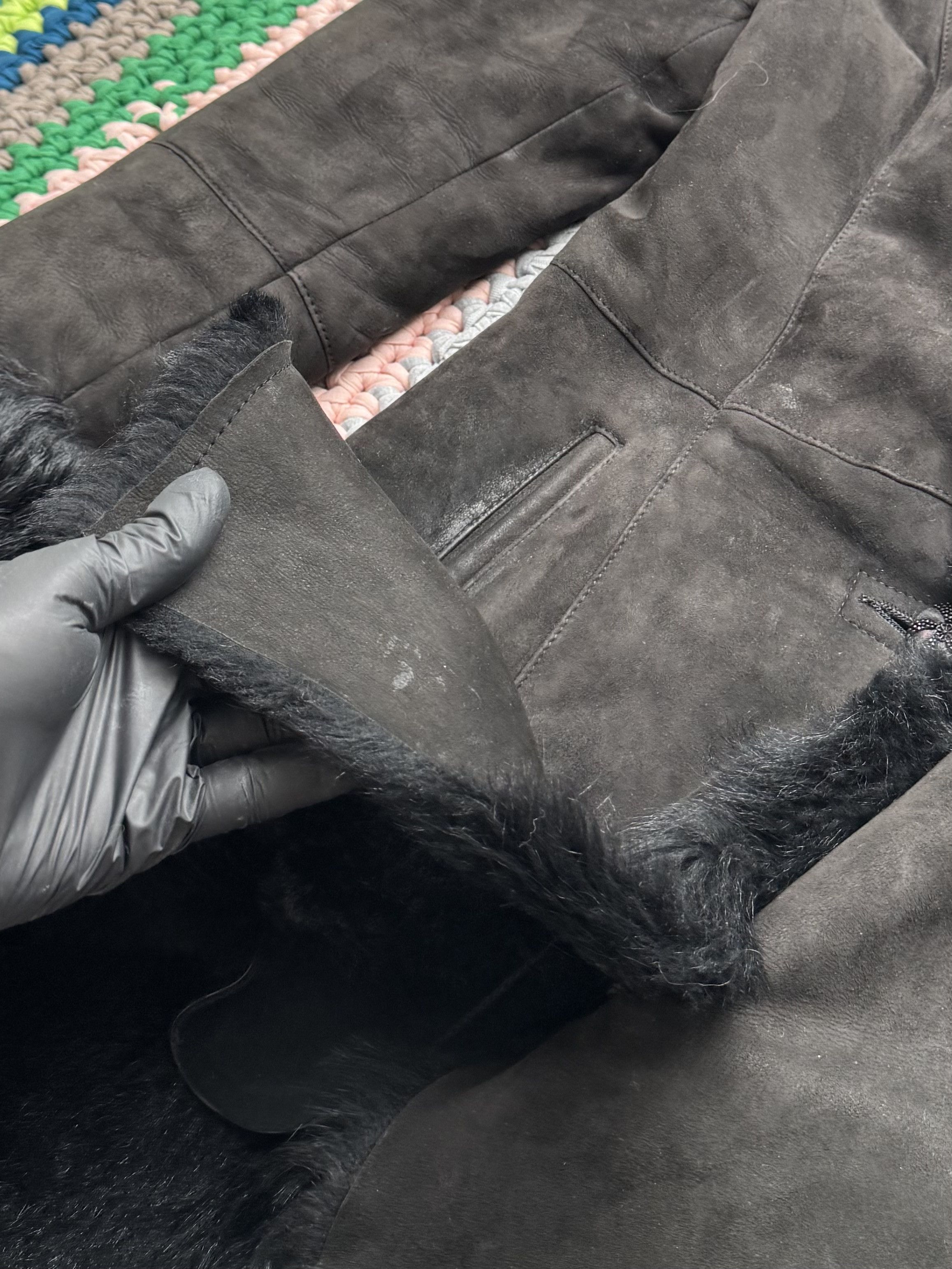 Vintage Vintage Real Sheepskin Hooded Coat (D10)(D15) Size XS / US 0-2 / IT 36-38 - 11 Thumbnail