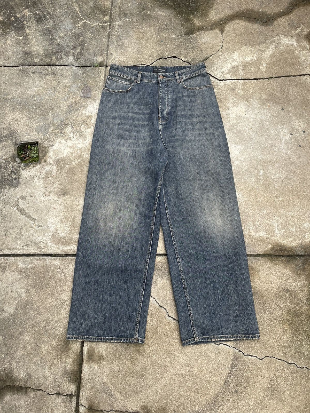 Balenciaga SS23 Baggy Wide Leg Denim Size US 32 / EU 48 - 1 Thumbnail