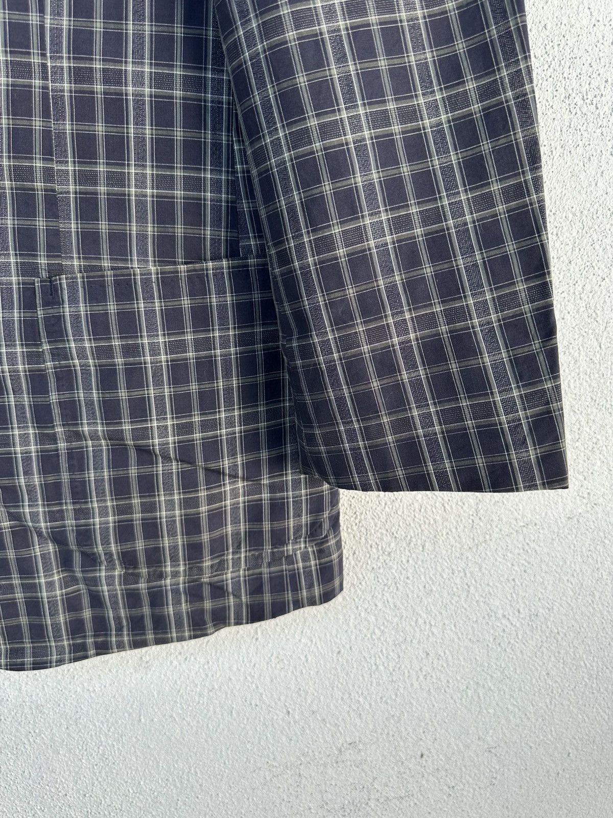 Vintage × Yves Saint Laurent Yves Saint Laurent Checkered Blazer Size 40R - 8 Thumbnail