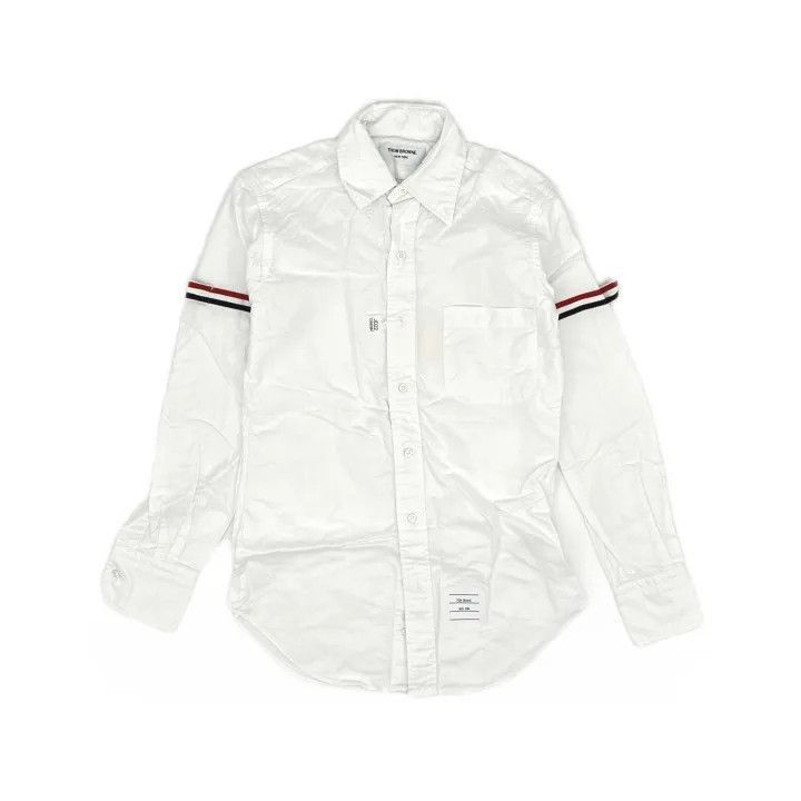 Thom Browne Thom Browne Classic Striped Oxford Shirt -2507 Size US M / EU 48-50 / 2 - 8 Thumbnail