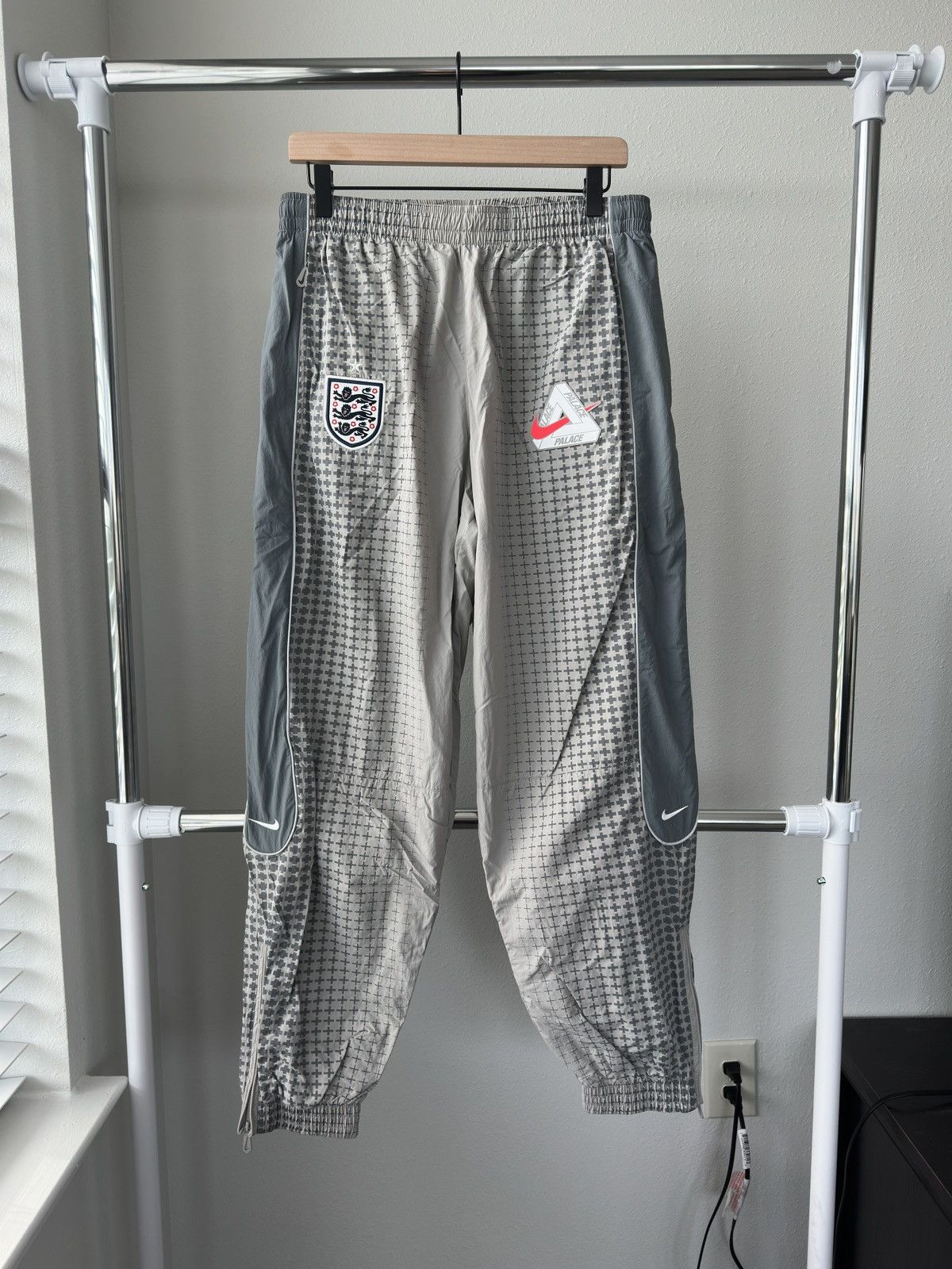 Palace Nike x Palace England Solo Swoosh Track Pants Pewter Grey