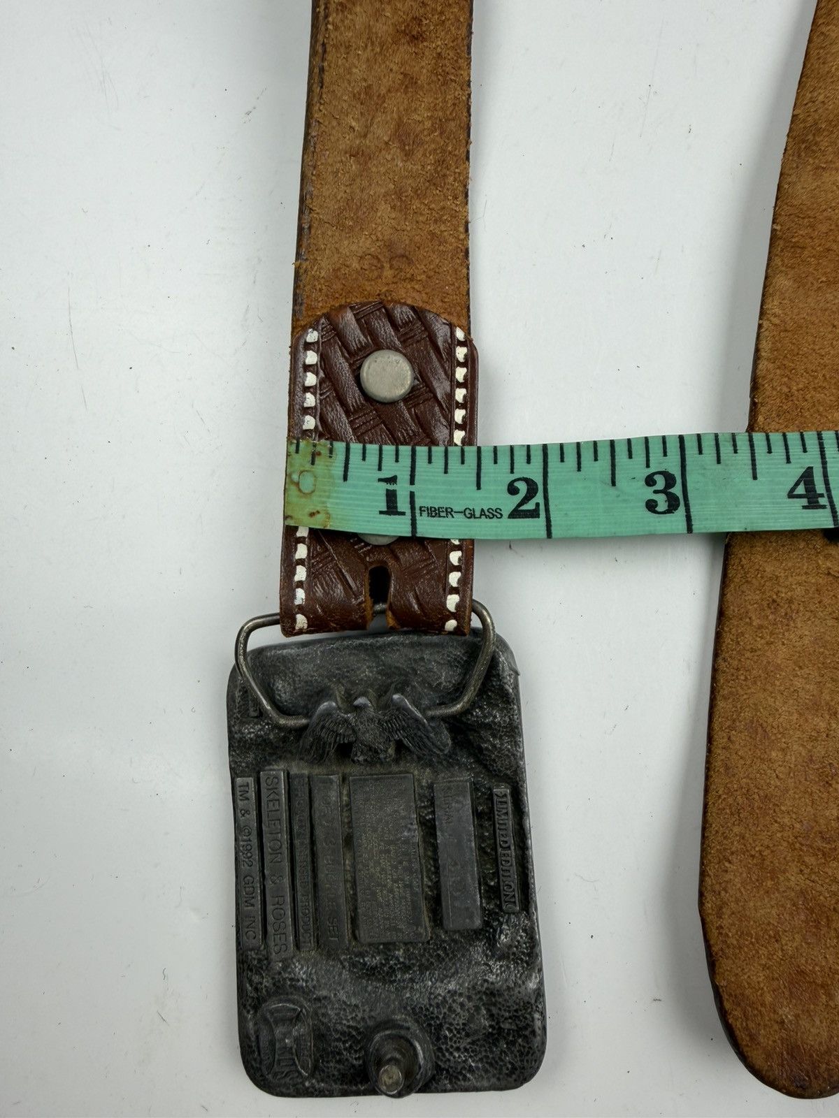 Grateful Dead vintage grateful dead big buckle belt tc53 Size 36 - 5 Thumbnail