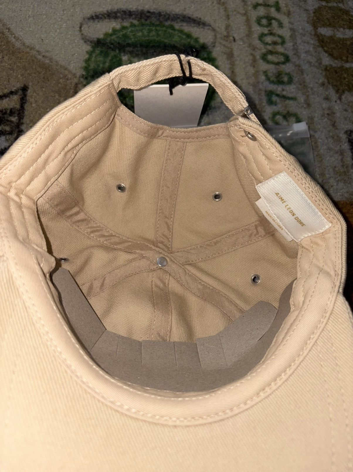 Aime Leon Dore Aime Leon Dore Washed ‘A’ Logo Hat Stone Size ONE SIZE - 4 Thumbnail