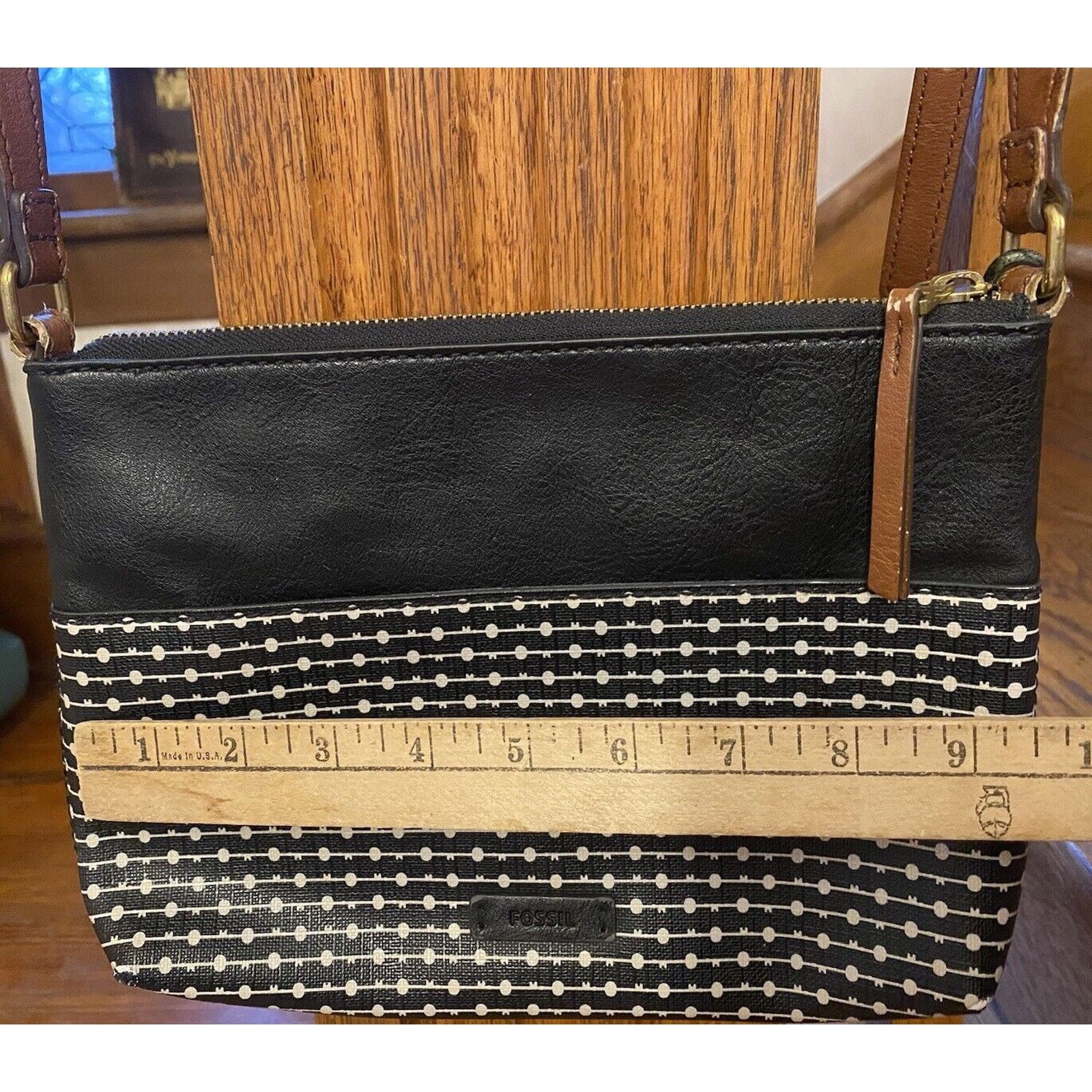 Fossil Fossil Fiona Crossbody Women’s Handbag Black Size ONE SIZE - 9 Thumbnail