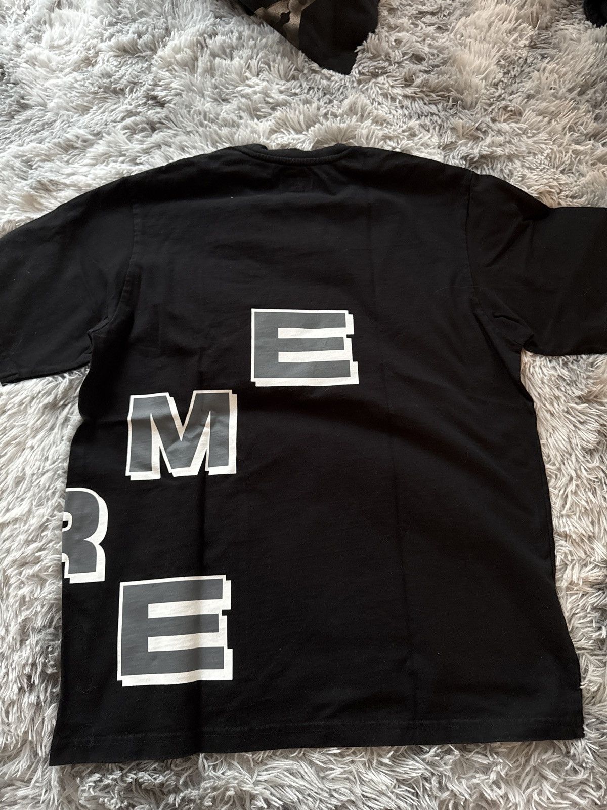 Supreme Supreme black t-shirt Size US M / EU 48-50 / 2 - 2 Thumbnail