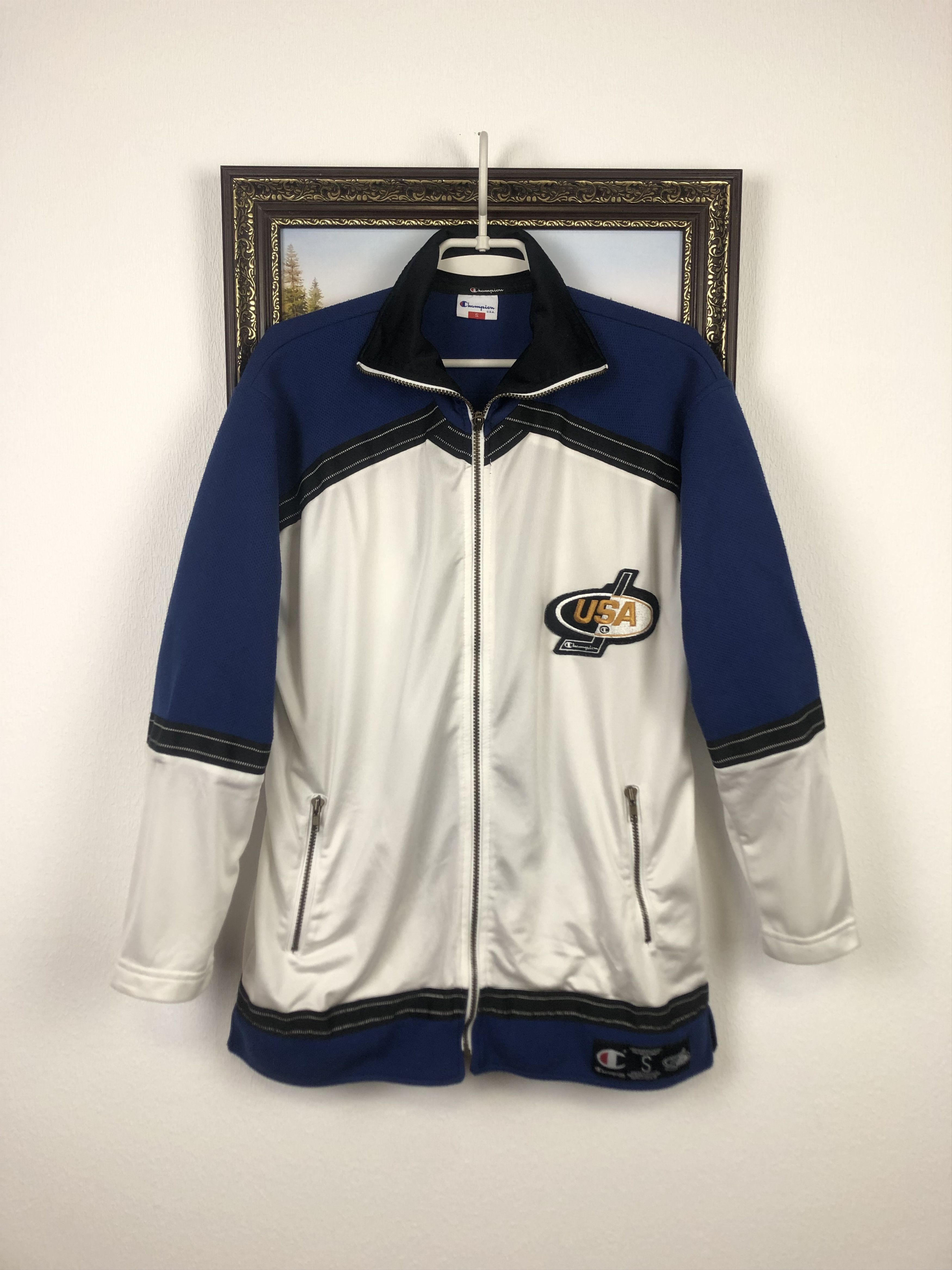 Champion Vintage Champion USA Team Top Jacket Ice Hockey Sweatshirt Size US S / EU 44-46 / 1 - 1 Thumbnail
