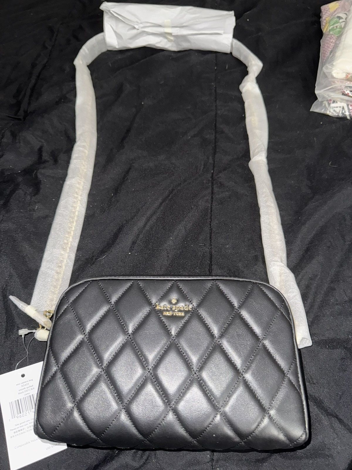 Kate Spade Kate Spade Black Quilted Crossbody Bag Size ONE SIZE - 1 Thumbnail