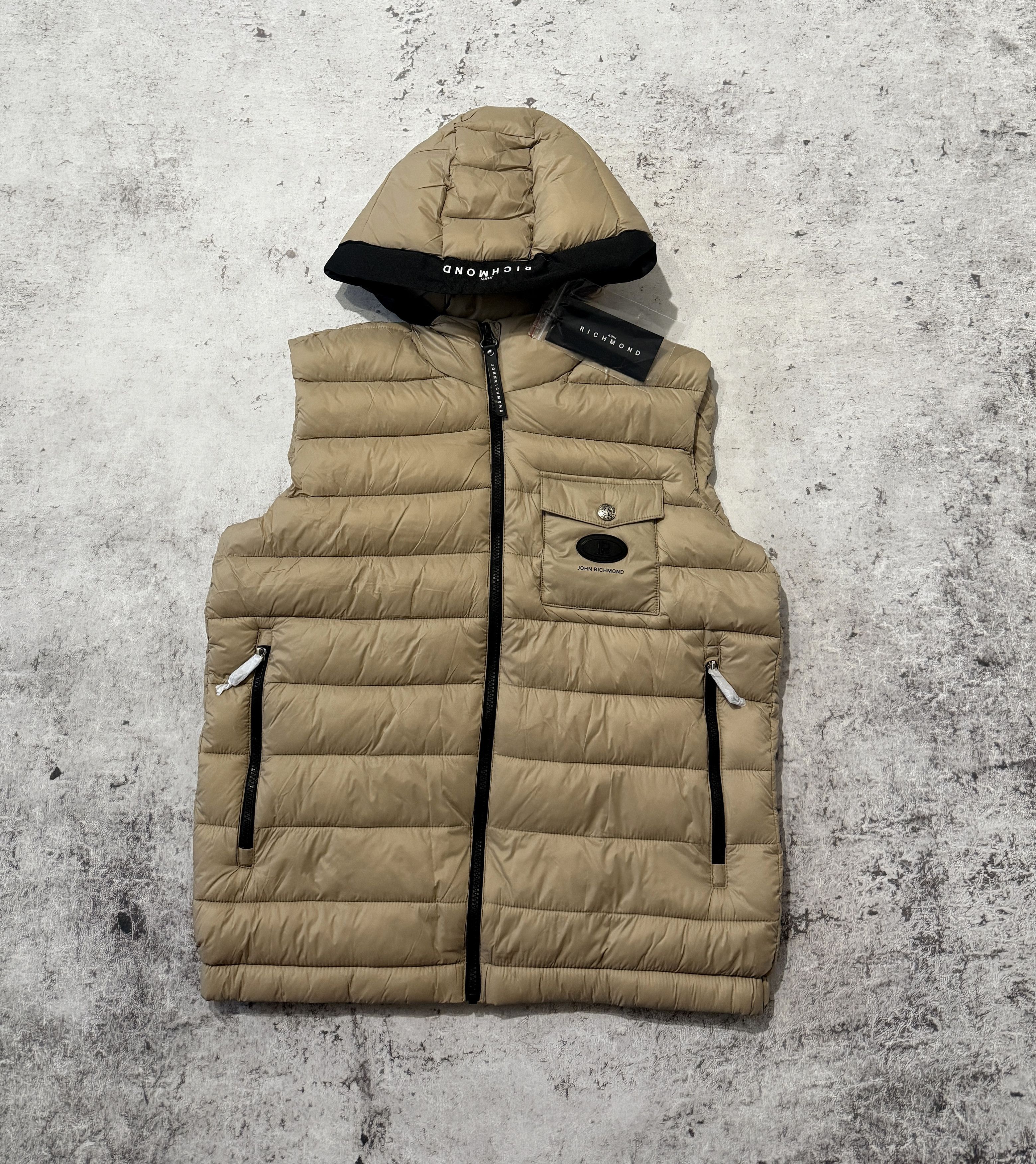 John Richmond John Richmond PADDED JACKET VEST GILET SAND SIZE 52 Size US L / EU 52-54 / 3 - 1 Thumbnail