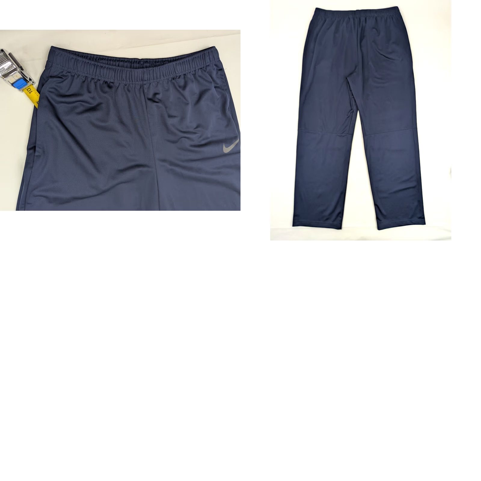 Nike Nike Dri-FIT Performance Running Lightweight Pants Men 2XL Navy Blue 34x30 Size US 39 - 8 Thumbnail