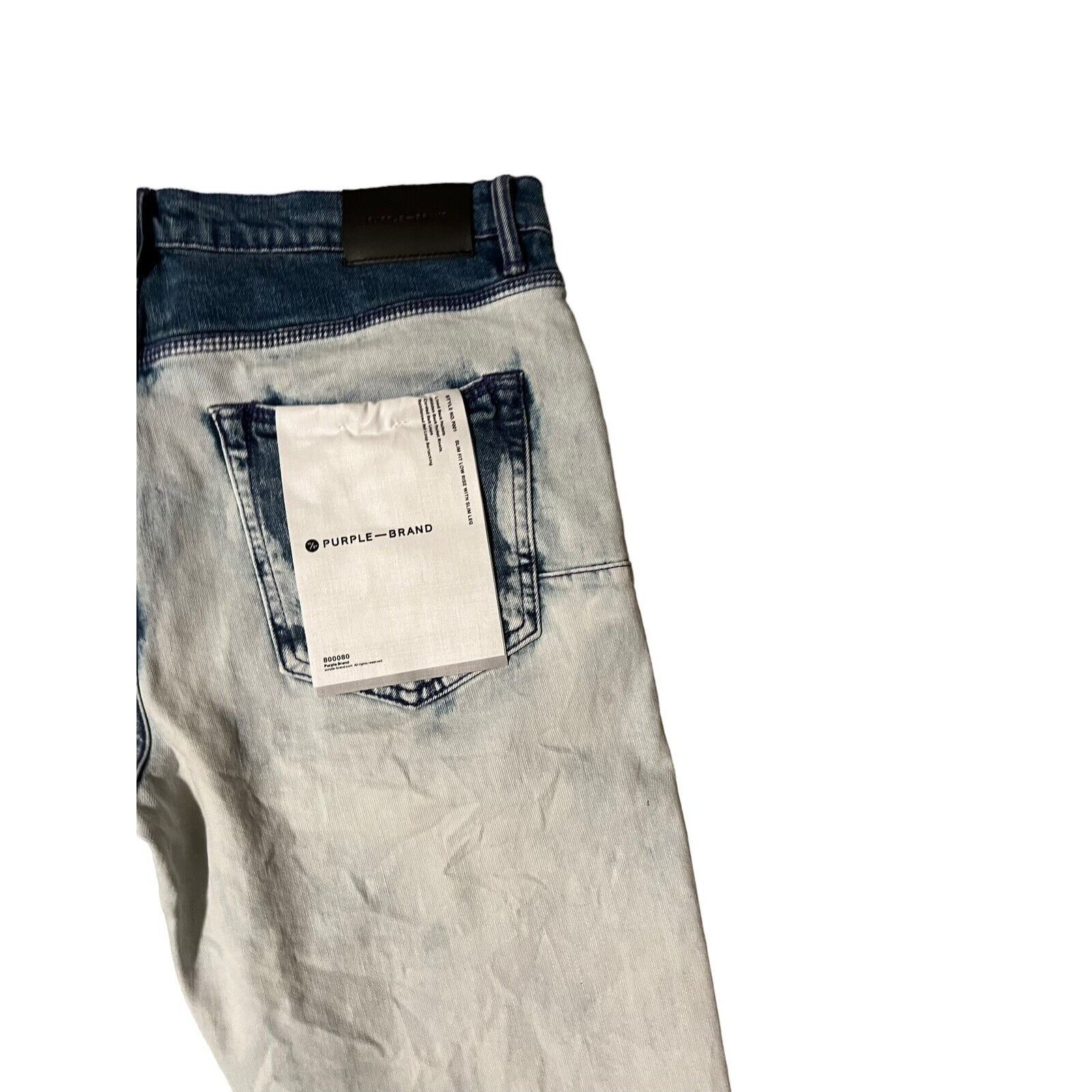 Purple × Purple Brand Purple Brand Jeans Mens Slim Fit Blue $295 Size 36/32 Size US 36 / EU 52 - 5 Thumbnail