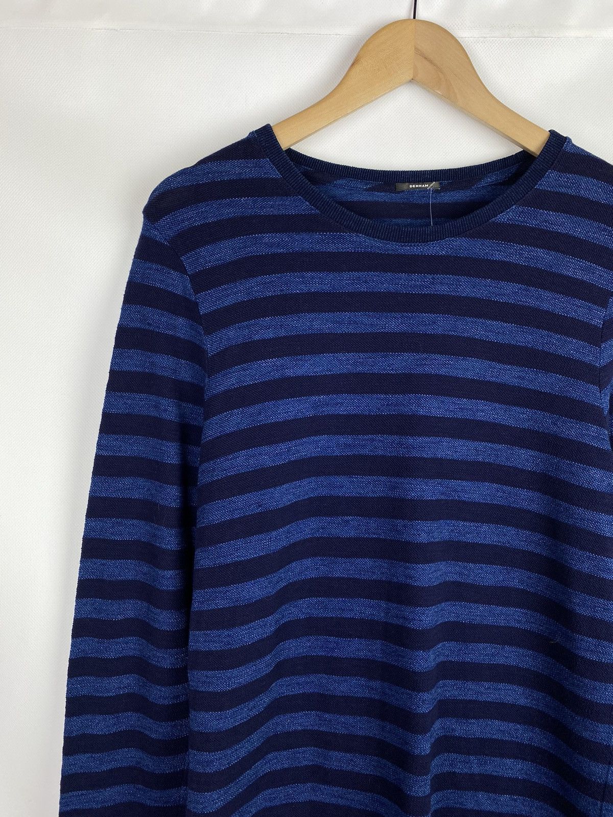 DENHAM × Japanese Brand Denham men’s striped sweatshirt pullover size S Size US S / EU 44-46 / 1 - 4 Thumbnail