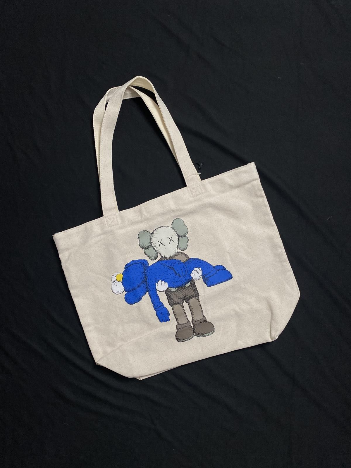 Kaws × Uniqlo Deadstock Uniqlo Kaws Tote Bag OS Cookie Monster Canvas Size ONE SIZE - 1 Thumbnail