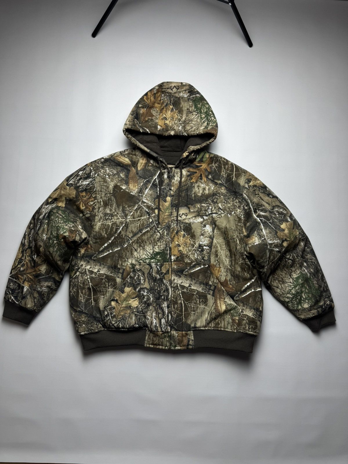 Realtree Realtree Edge Camo Quilted Lined Hooded Bomber Jacket - XL Size US XL / EU 56 / 4 - 10 Thumbnail