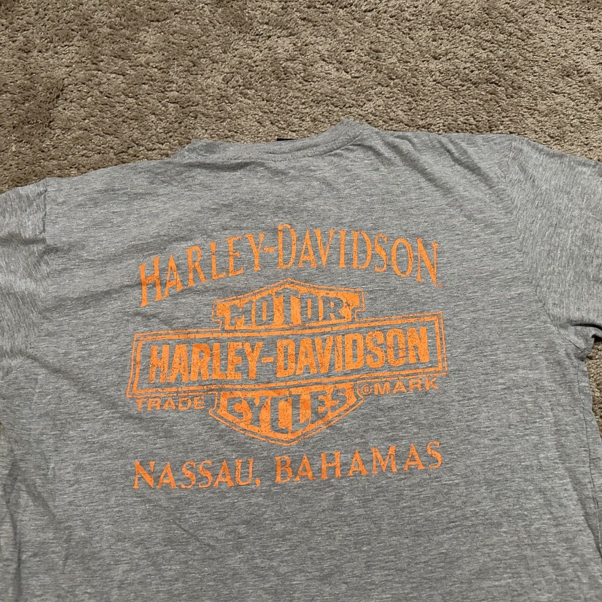 Harley Davidson × Vintage Harley Davidson Shirt Bahamas Grunge Motorcycle Biker Size US S / EU 44-46 / 1 - 5 Thumbnail
