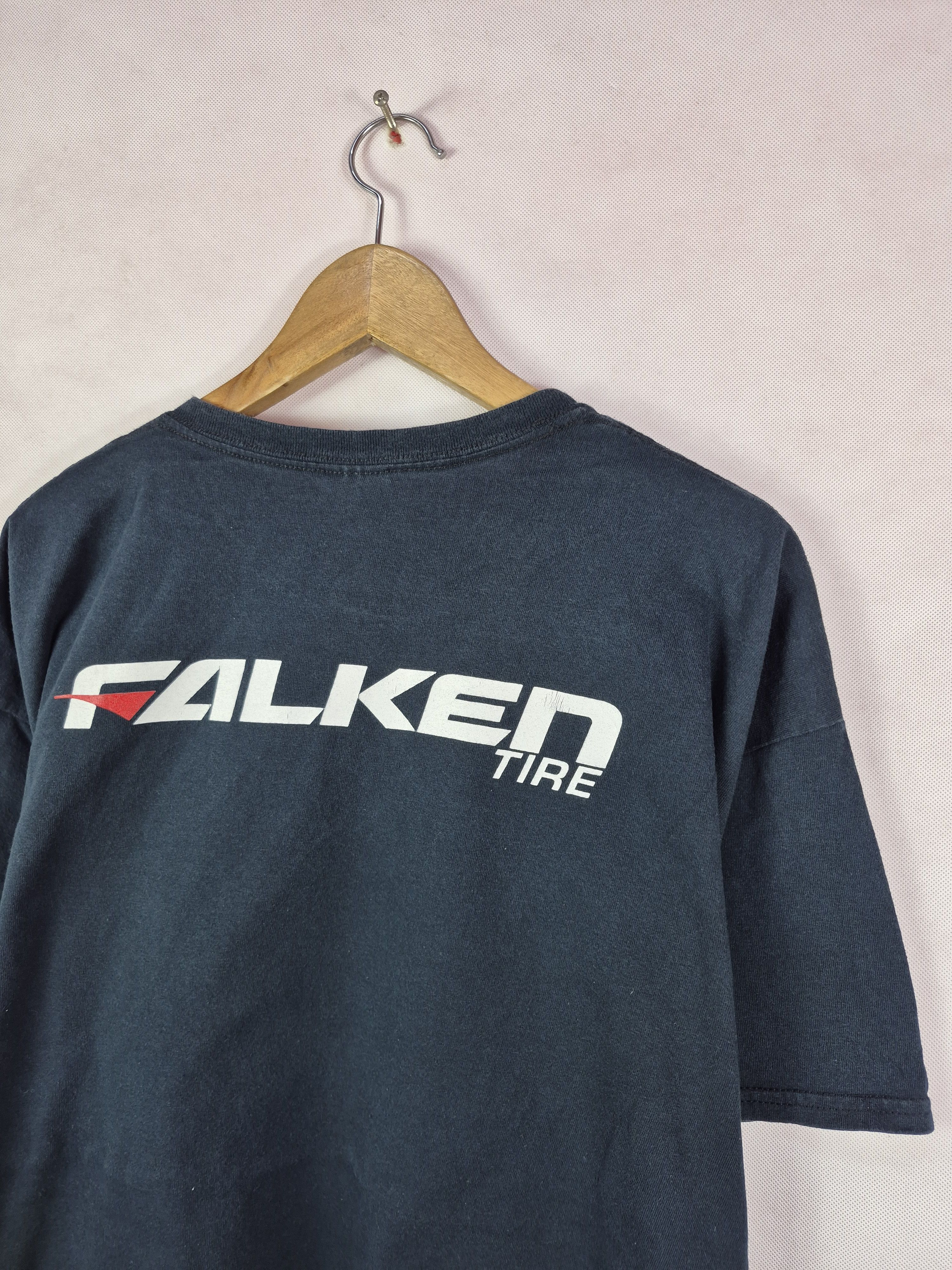 Vintage 🔥 Vintage Falken Tire Big Logo Backhit Tee Size US XL / EU 56 / 4 - 3 Thumbnail