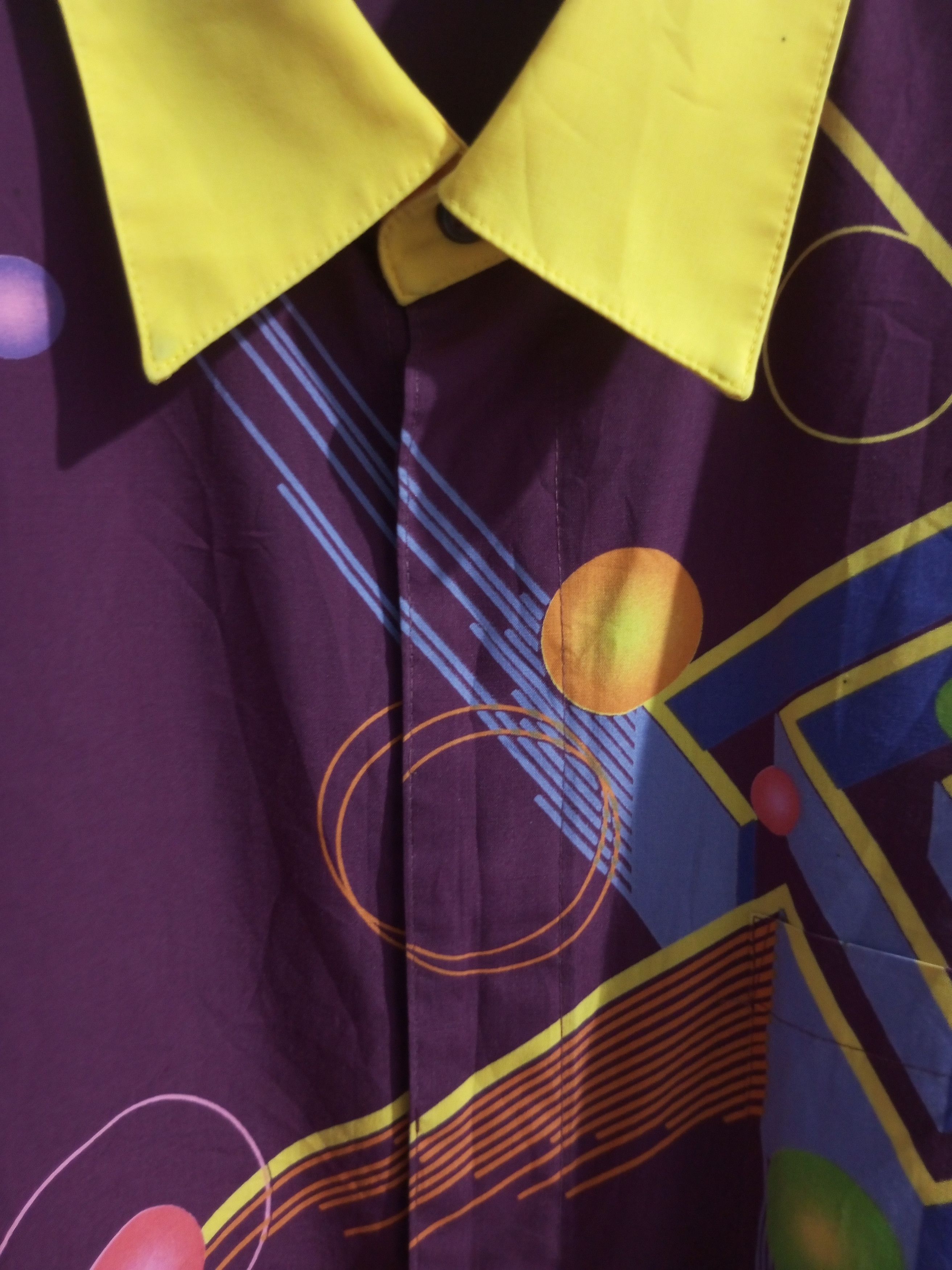 Vintage Kansai Yamamoto abstrak long sleeve shirt