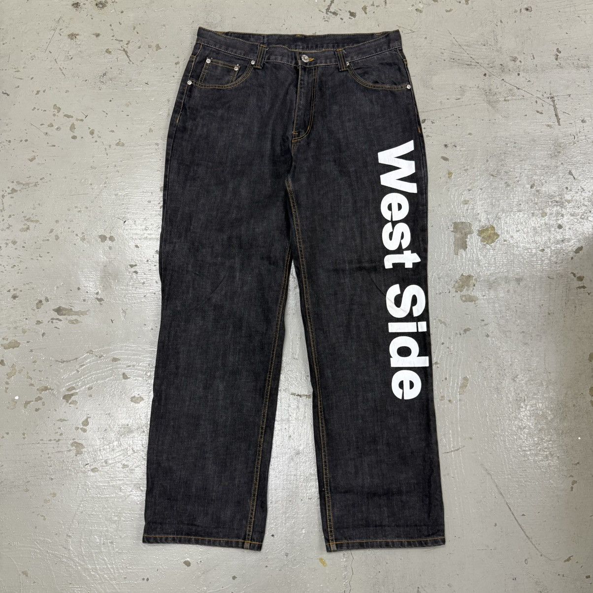 La Gear Vintage West Side Seagull Ripoff Travis Scott Flacko Denim Size US 36 / EU 52 - 2 Thumbnail