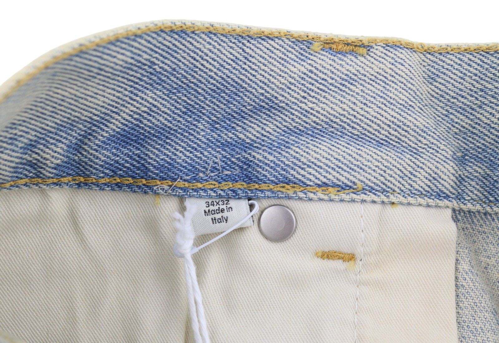 Calvin Klein W34/L32 Blue Faded Relaxed Denim 87836 Size US 34 / EU 50 - 6 Thumbnail