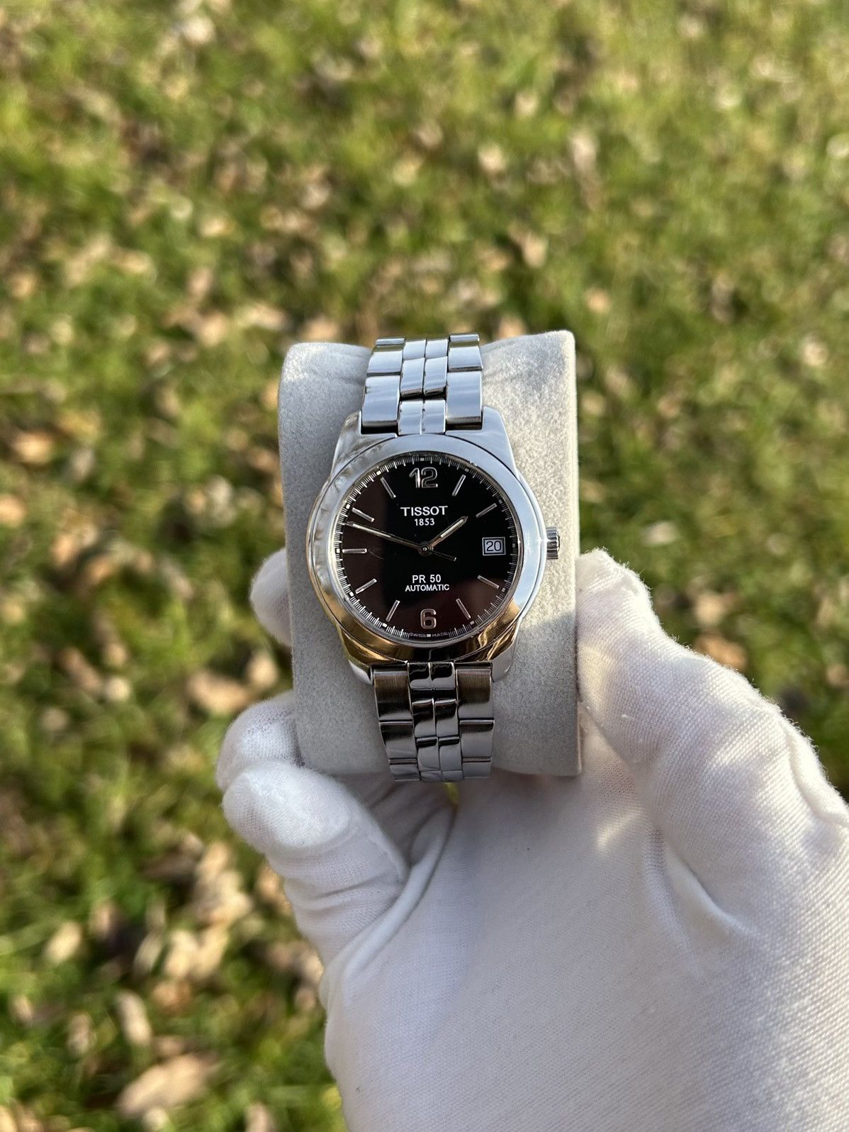 Tissot Pr50 Watch Automatic Wristwatch 2000S in Black, Men's