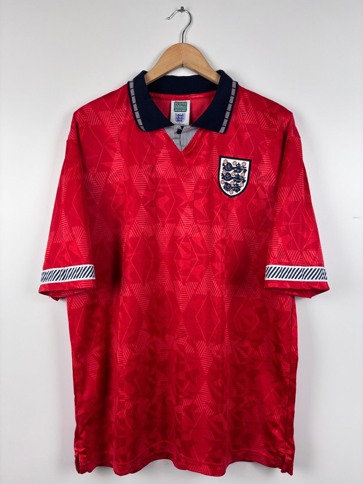 Other Score Draw England 1990-92 Away Football Jersey Reissue XL Size US XL / EU 56 / 4 - 1 Thumbnail