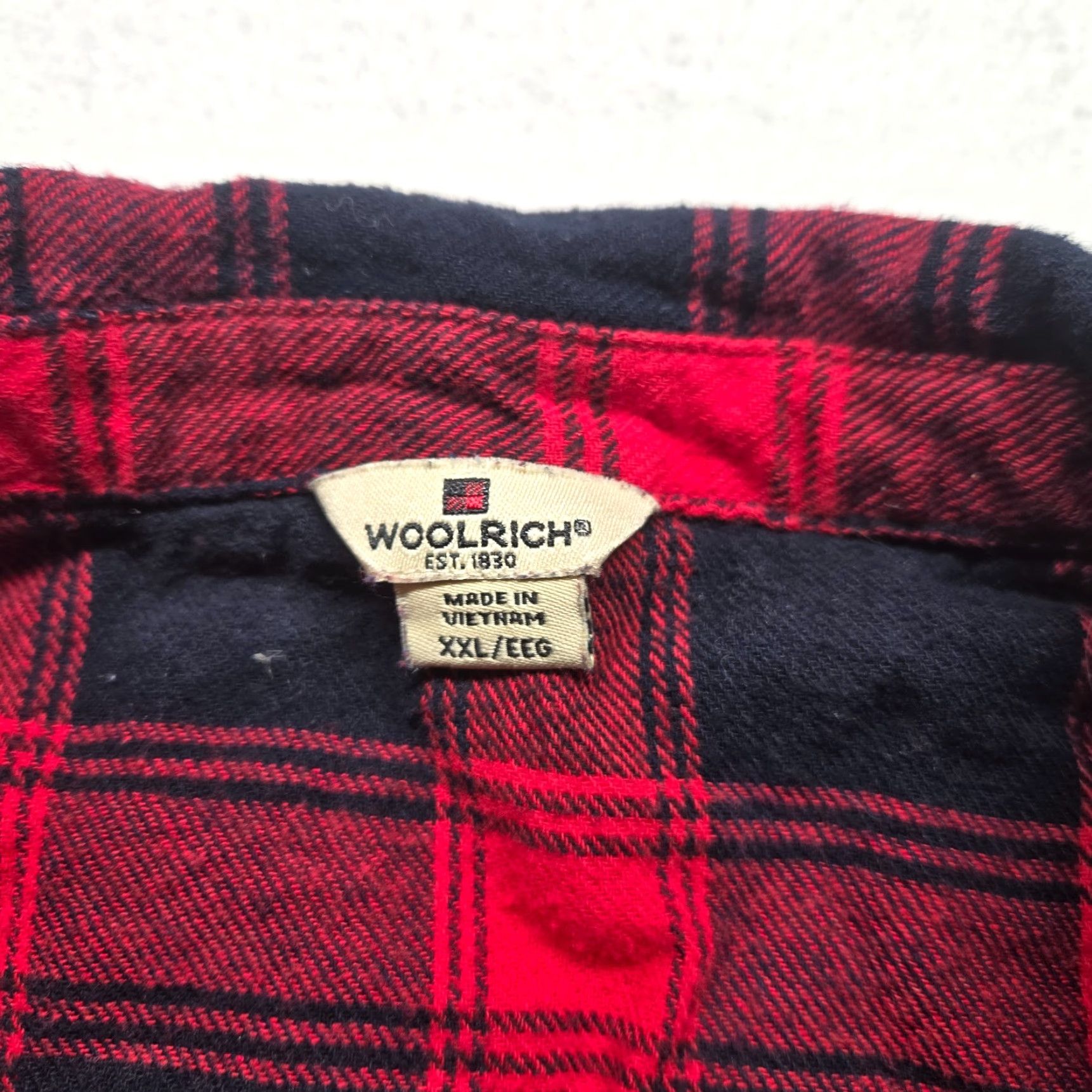 Vintage VINTAGE Woolrich Shirt Plaid Button-Up 2XL Women Red Black Buffalo Check Casual Everyday 90s Womens Size XXL / US 16-18 / IT 52-54 - 3 Thumbnail