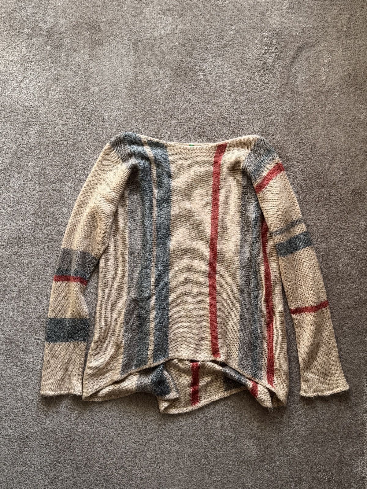 Japanese Brand Benetton Mohair Jumper burberry if6was9 Junya Watanabe cdg Size L / US 10 / IT 46 - 1 Thumbnail