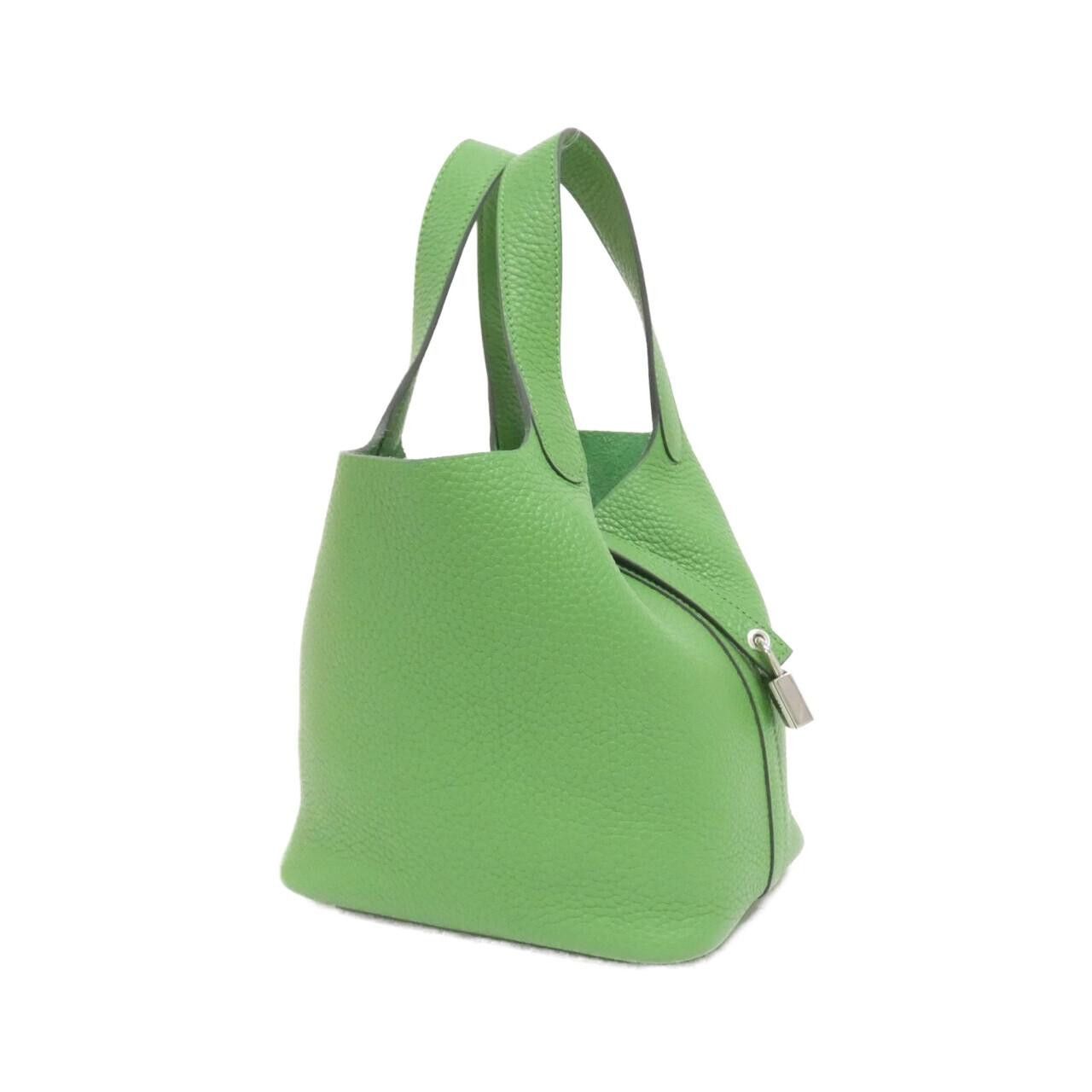 Hermes Hermes Picotin Lock Taurillon Clemence Bag Leather Handbag Stamp W DUTY FREE for USA