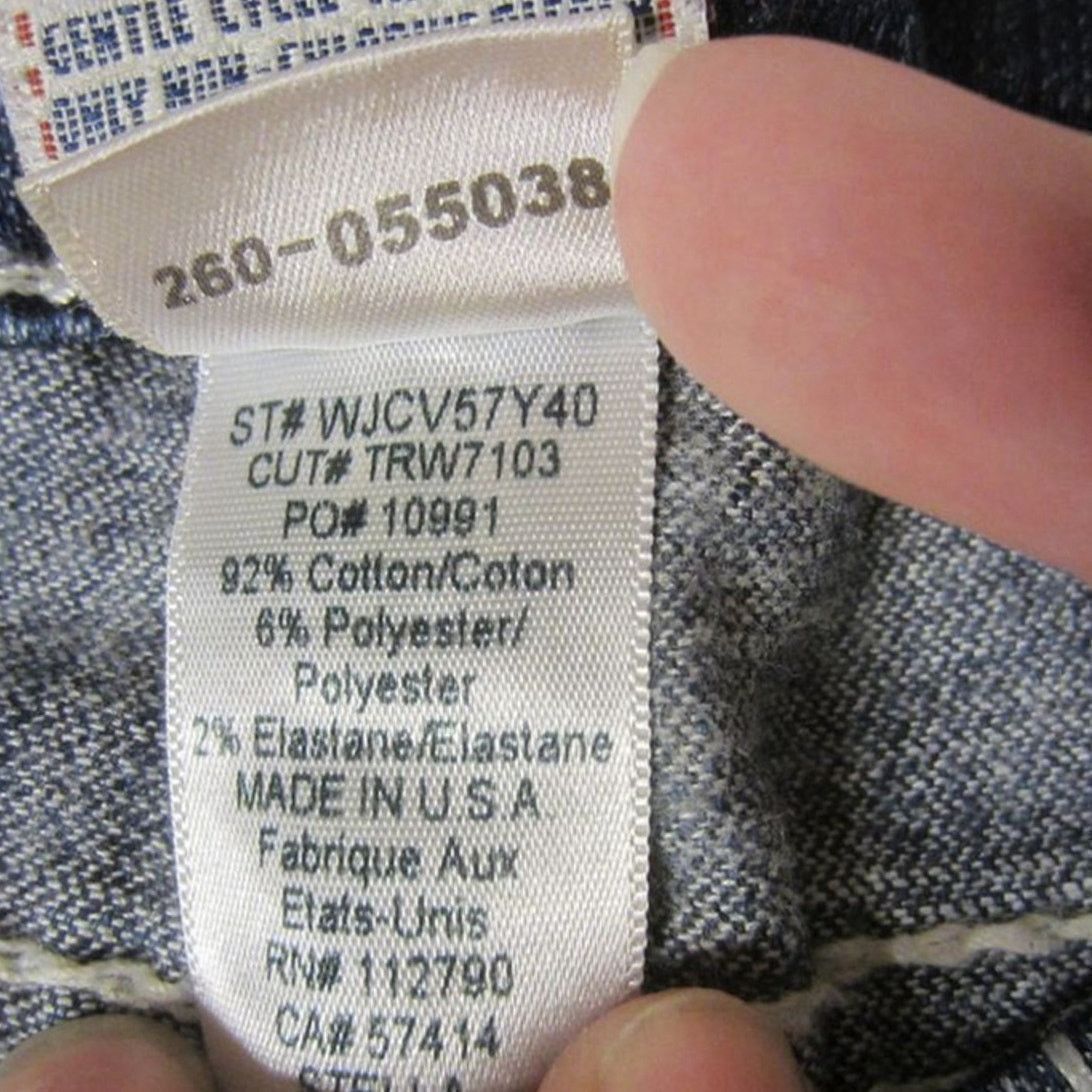 True Religion True Religion Blue Straight Leg Jeans 27 Stretch Denim Size 27" / US 4 / IT 40 - 9 Thumbnail