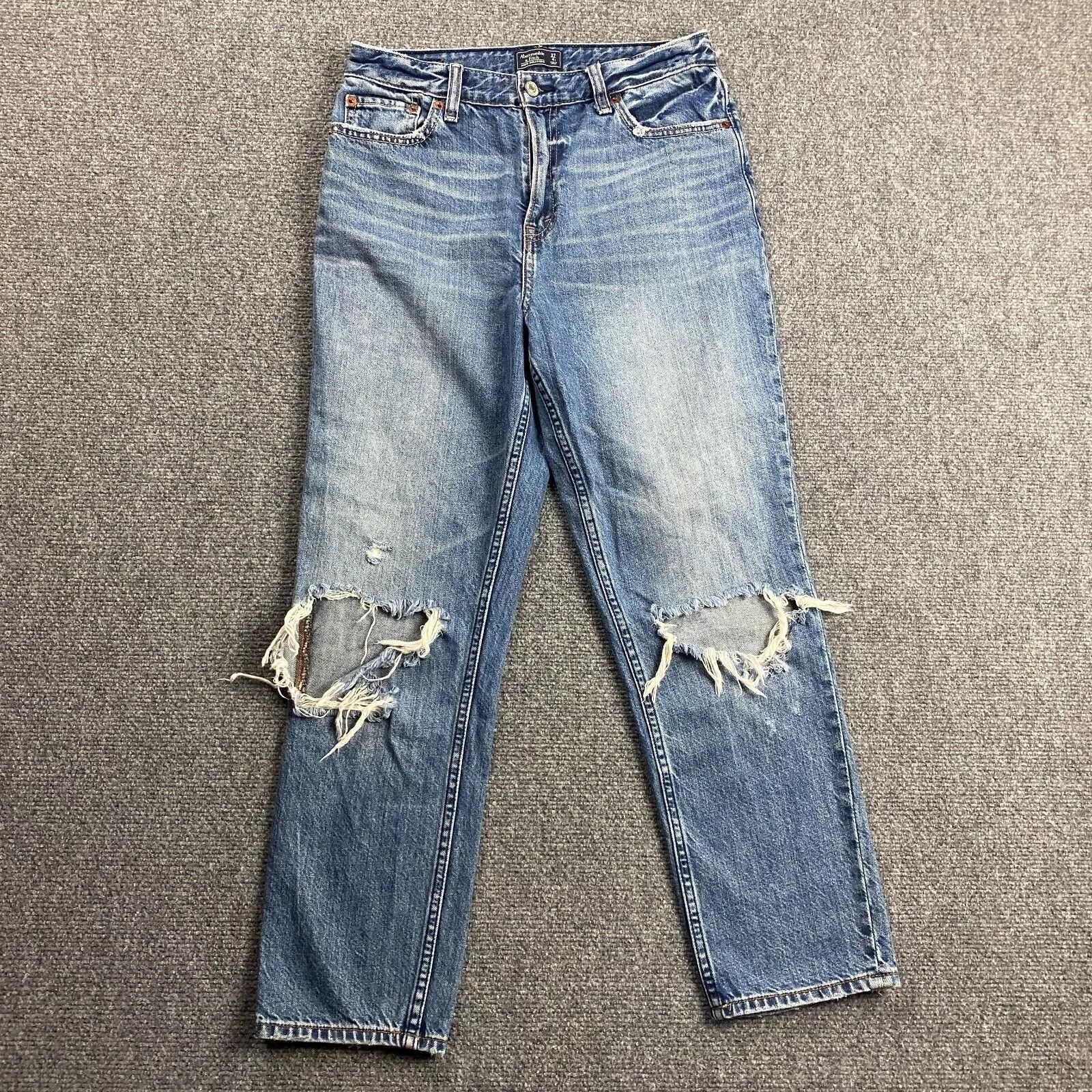Abercrombie & Fitch Abercrombie & Fitch Jeans Women's 4/27 Regular Denim Size 27" / US 4 / IT 40 - 1 Thumbnail
