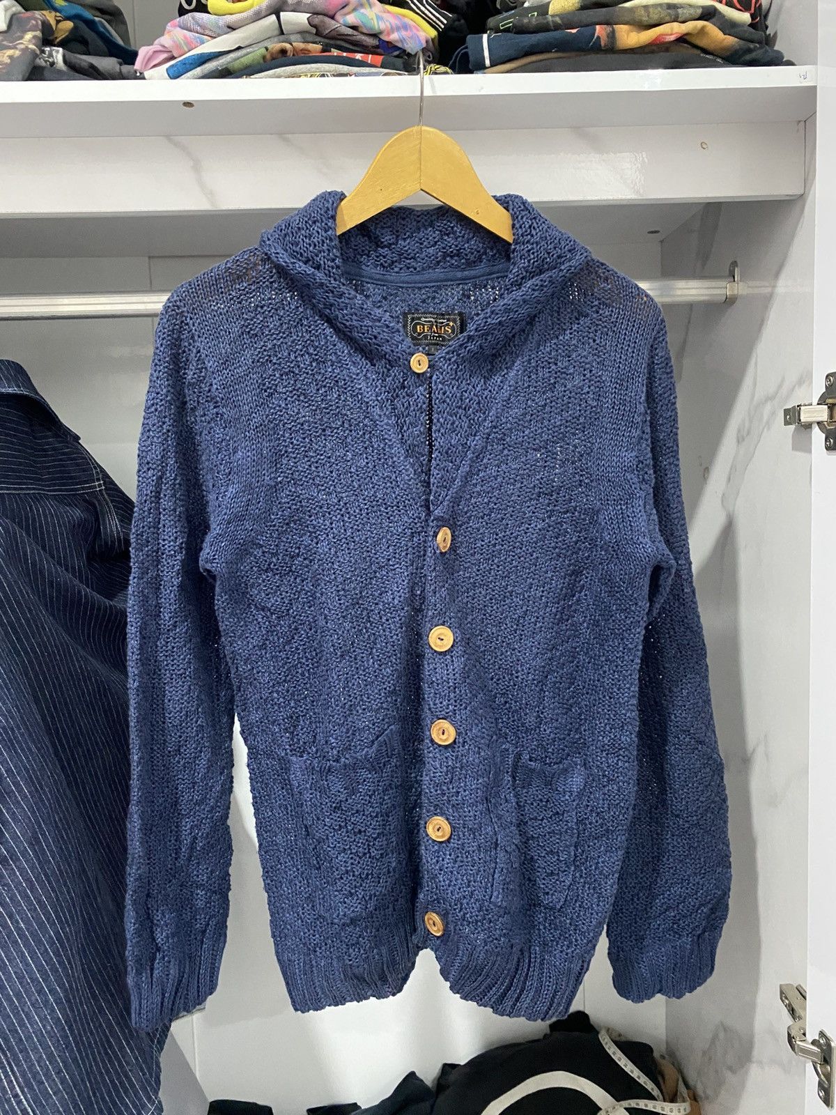 Beams Japan × Hysteric Glamour × Japanese Brand Beams Japan Knitted Cardigan Hysteric Size US S / EU 44-46 / 1 - 1 Thumbnail
