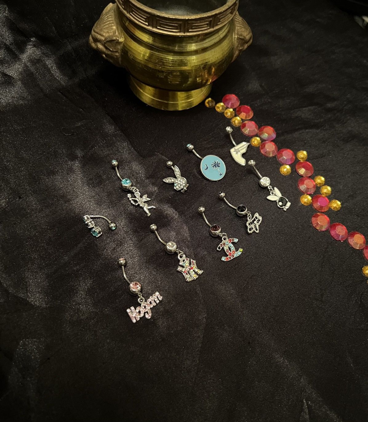 Other 10 Piece Belly Button Rings Size ONE SIZE - 1 Thumbnail