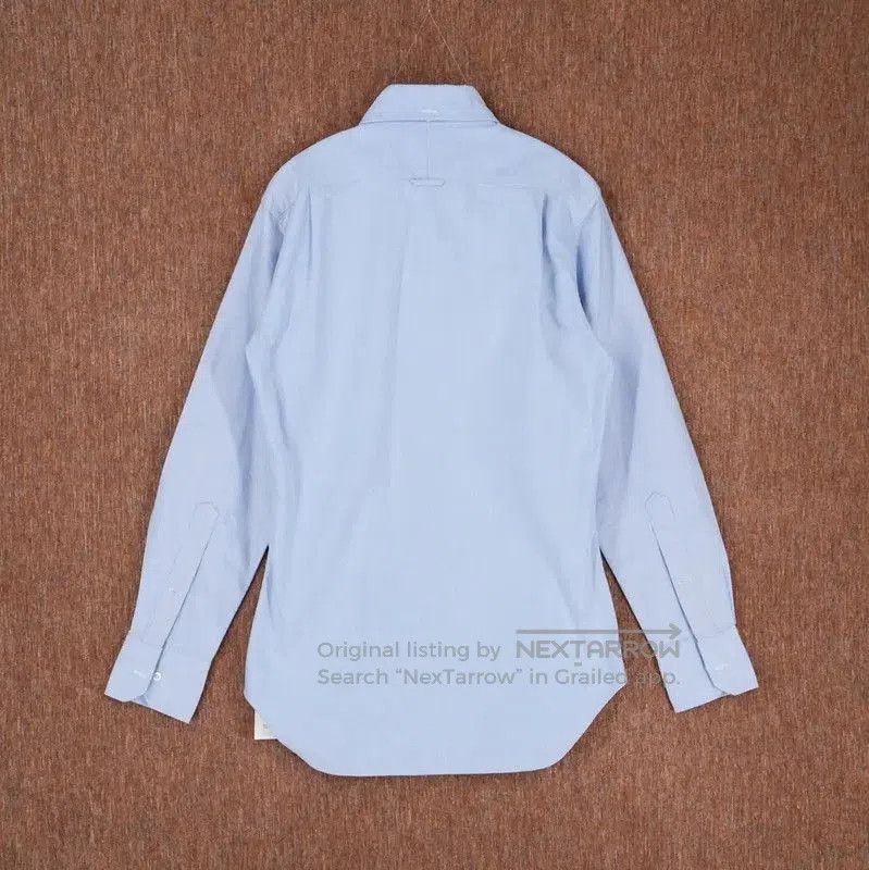Thom Browne Thom Browne Light Blue Long Sleeve Shirt . Size US S / EU 44-46 / 1 - 2 Thumbnail