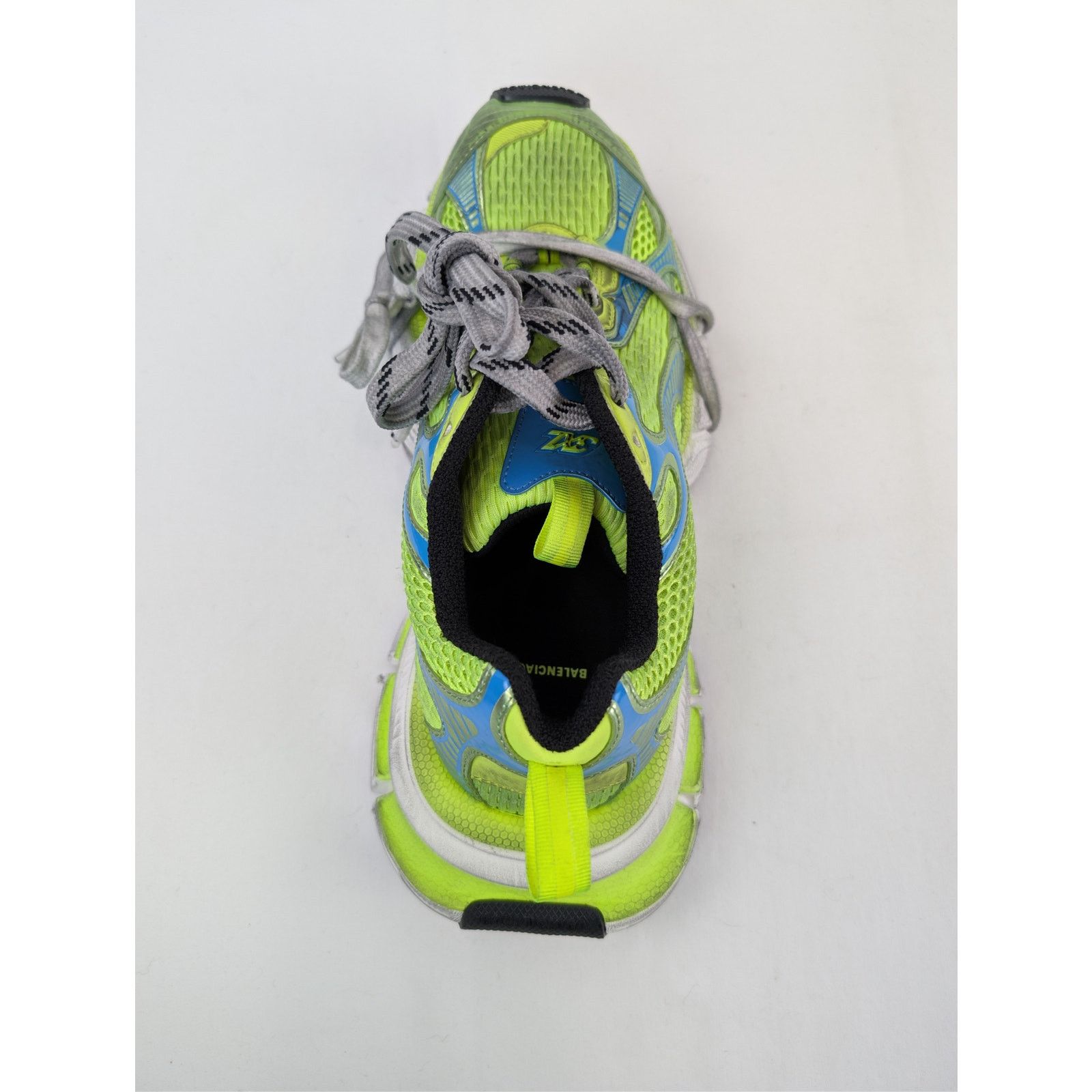 Balenciaga o1rshd1 3XL Low-Top Sneakers in Fluo Yellow / Blue Size US 12 / EU 45 - 18 Thumbnail
