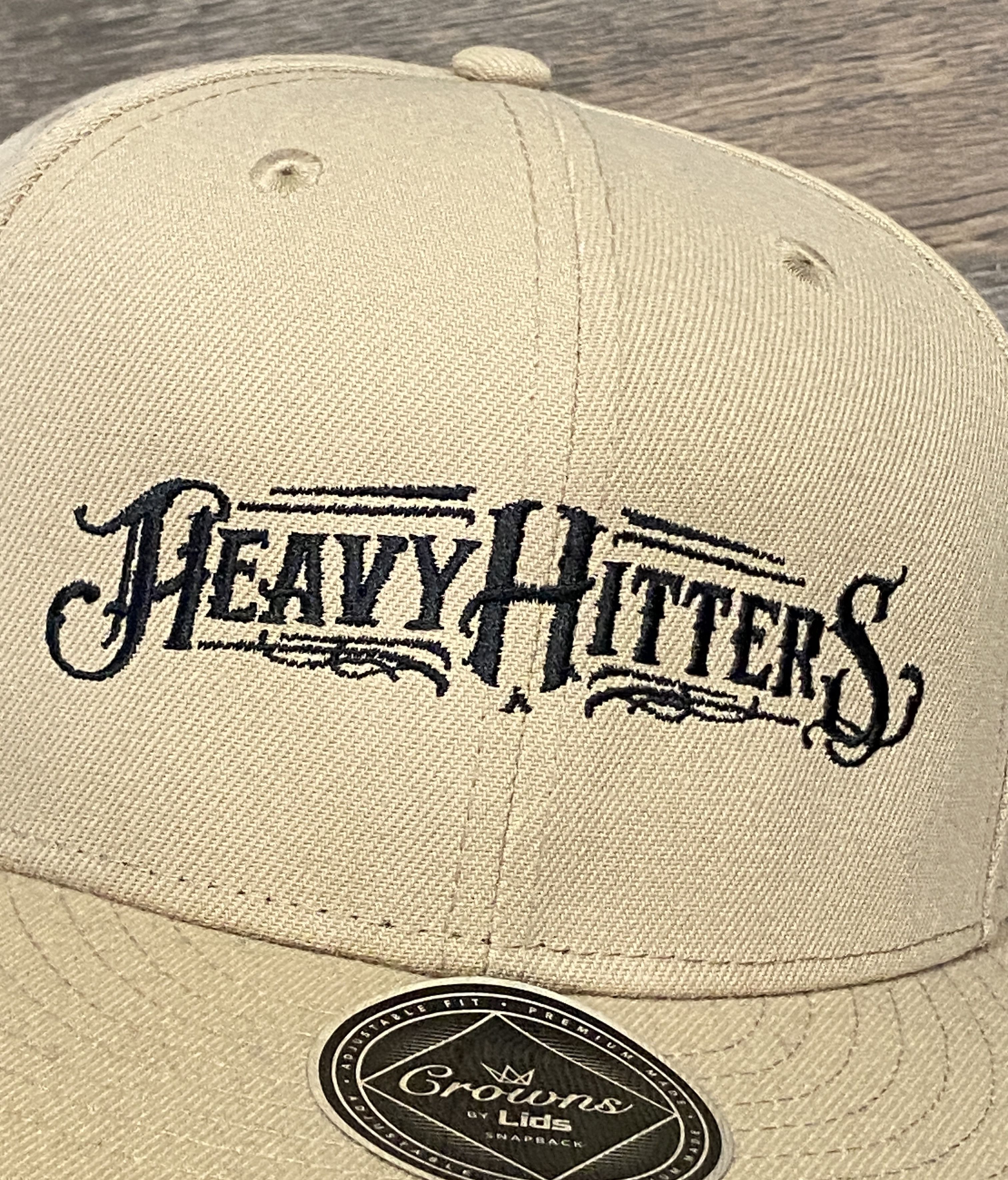 Other HEAVY HITTERS Tan/Beige/Black Embroidered Logo Snapback Hat Size ONE SIZE - 2 Thumbnail