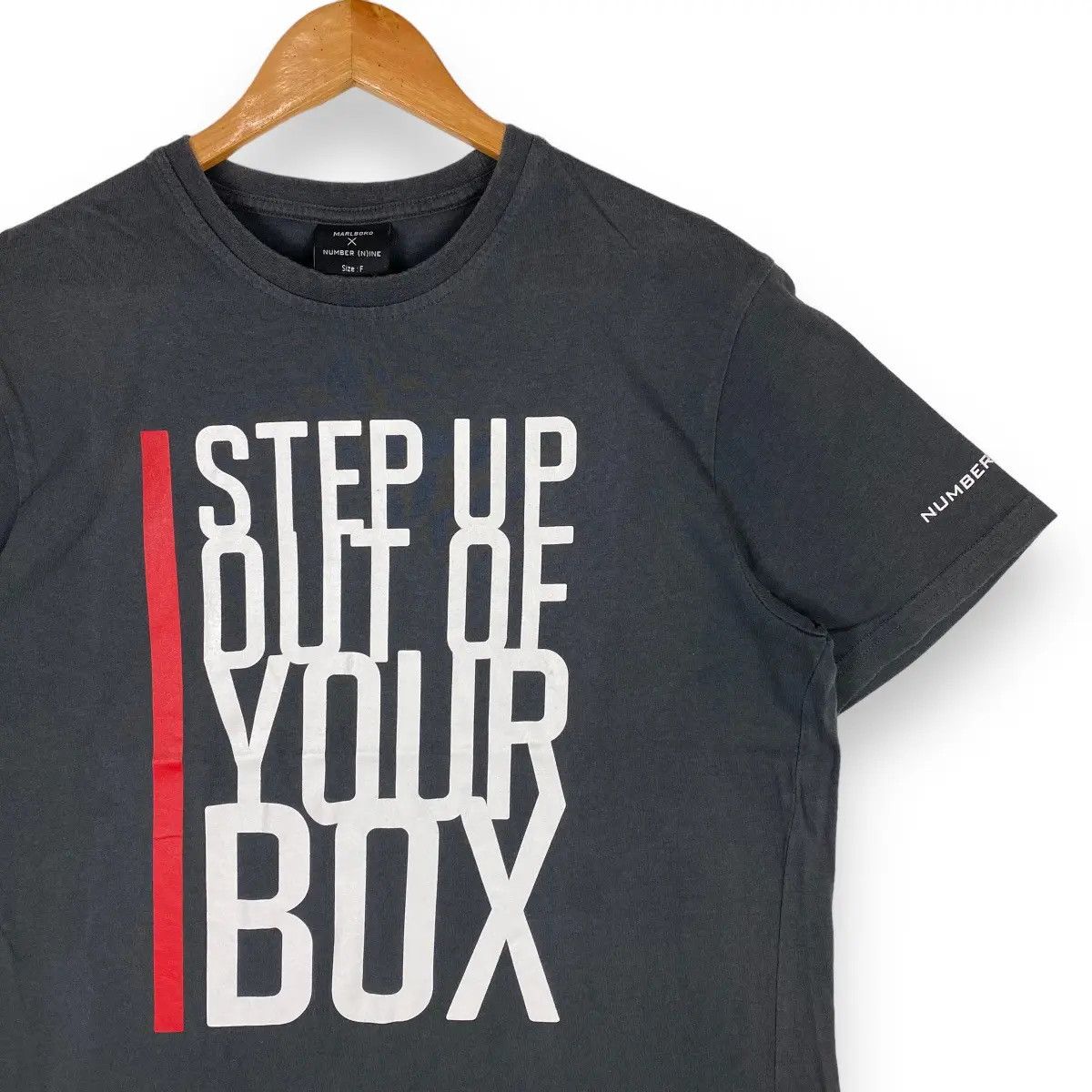 Japanese Brand NUMBER NINE MARLBORO STEP UP OUT OF YOUR BOX TEE Size US M / EU 48-50 / 2 - 2 Thumbnail