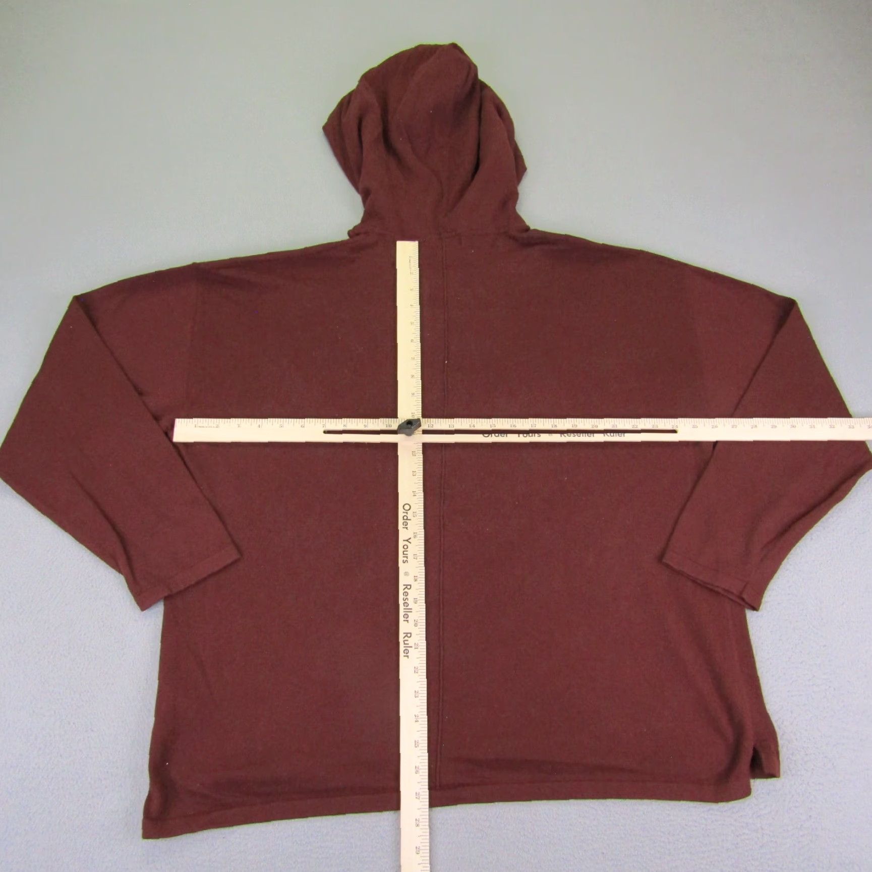 Banana Republic Banana Republic Mens Hoodie XL Red Pullover Knit Lightweight Sweatshirt Hooded Regular Size Type: Sweatshirt Size US XL / EU 56 / 4 - 5 Thumbnail