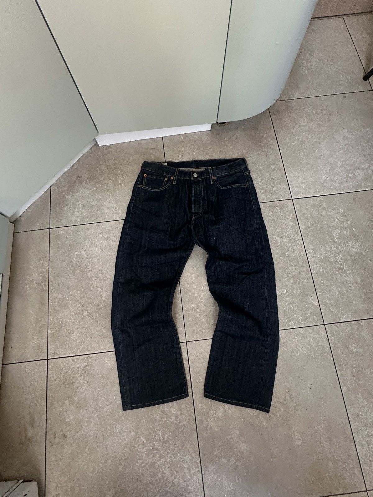 Levi's Levis 501 Denim Jeans Y2K Loose Fit Size US 30 / EU 46 - 4 Thumbnail