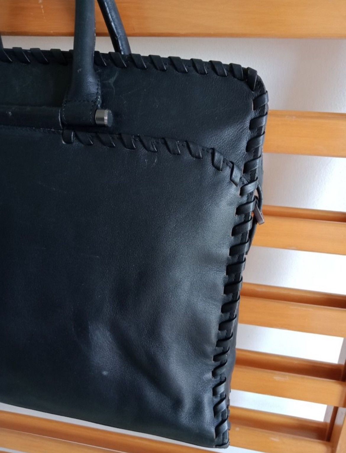 Bottega Veneta Bottega Veneta Leather Document Office Briefcase Size ONE SIZE - 2 Thumbnail