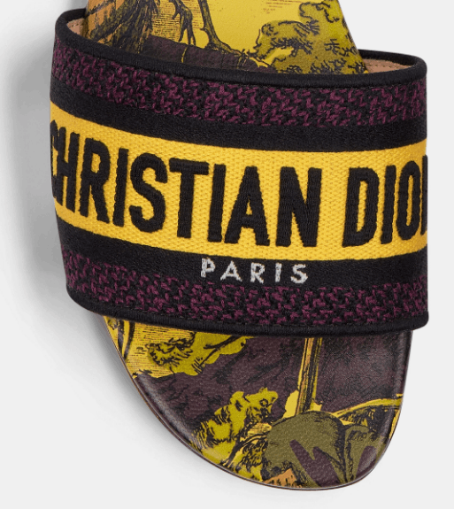 Dior o1w1db10625 KCQ209 Dway Slides in Multicolor Size US 7 / IT 37 - 4 Thumbnail