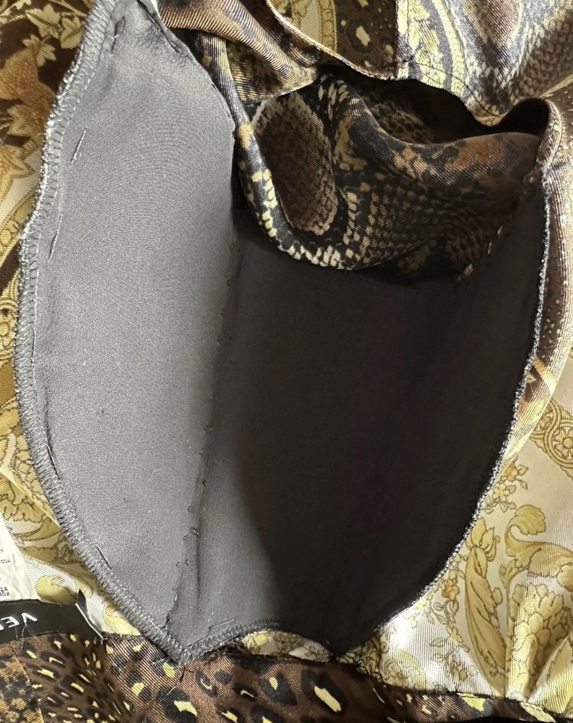 Versace Versace Iconic Baroque Ascot Blouse Silk Size IT38! Size XS / US 0-2 / IT 36-38 - 12 Thumbnail