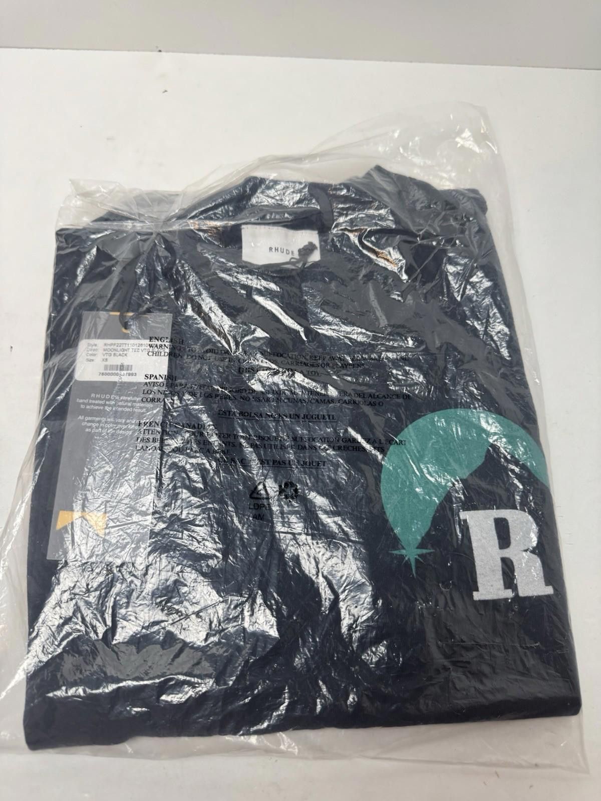 Rhude Rhude Moonlight Tee VTG Black NWT Size XS $295 Retail Size US XS / EU 42 / 0 - 3 Thumbnail