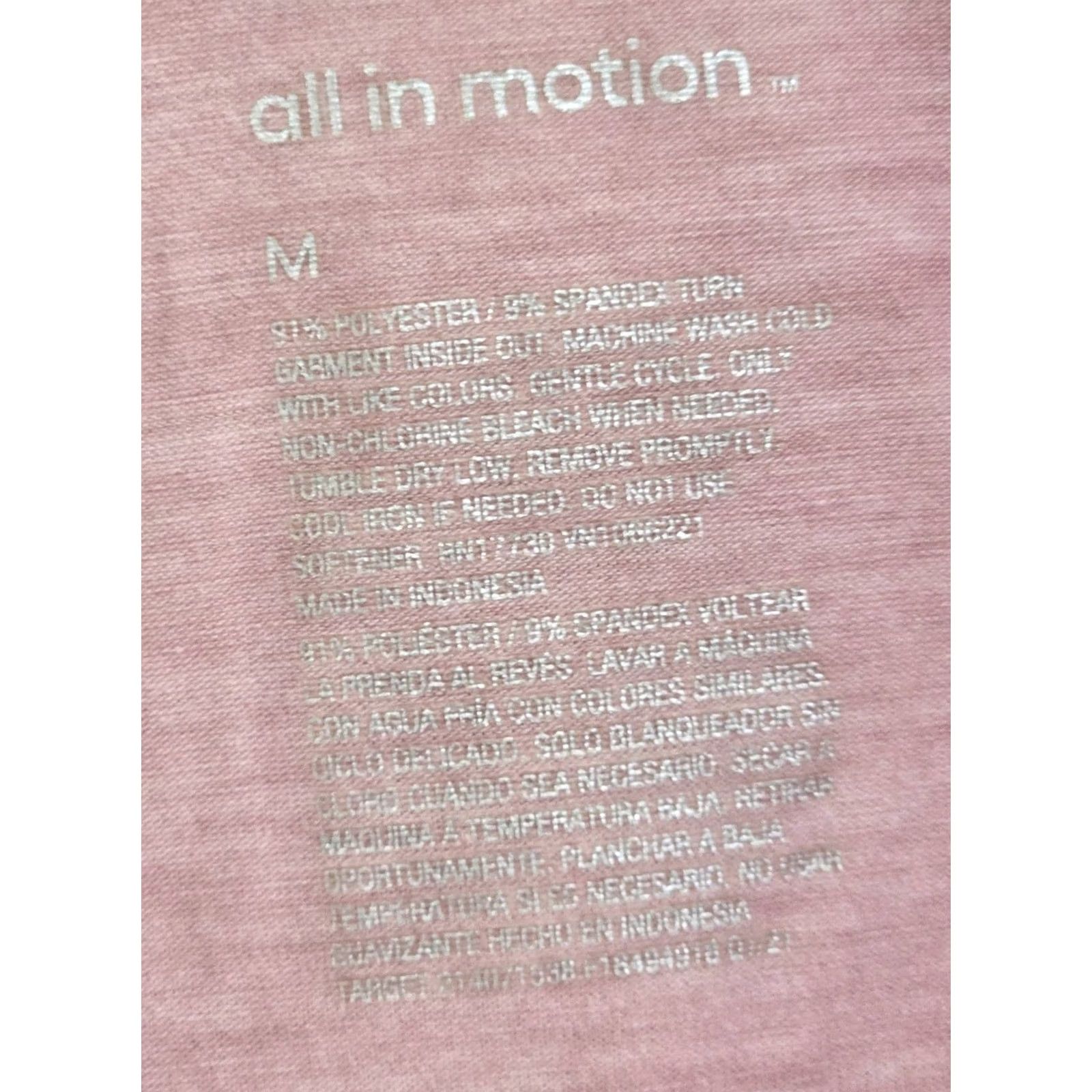 Vintage All in Motion Tank Top Women M Pink Sleeveless Polyesters Athletic Cross Training Gym Yoga Racerback Scoop Neck Pullover Vintage: No Size M / US 6-8 / IT 42-44 - 2 Thumbnail