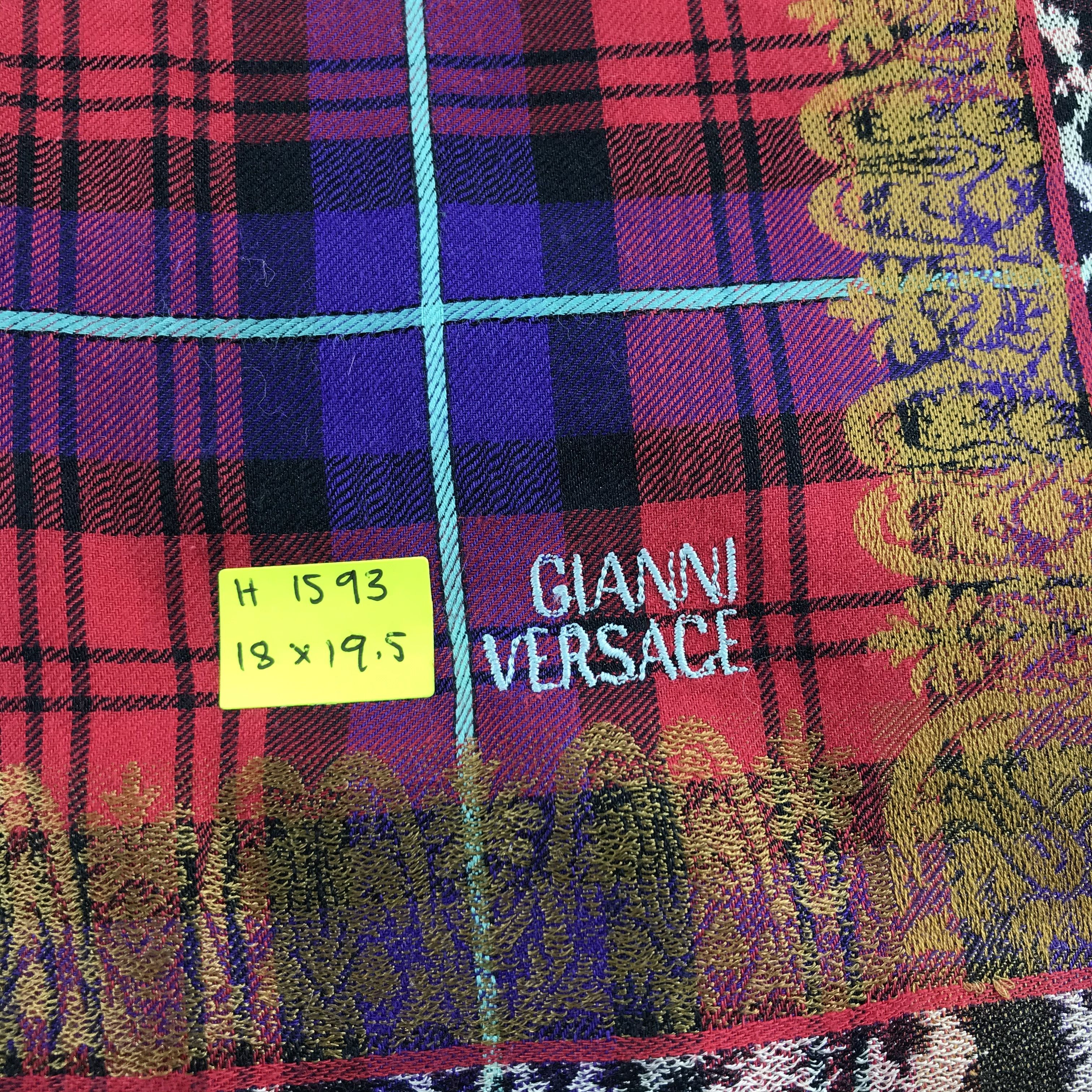 Versace × Vintage Gianni Versace Bandana/ Handkerchief / Neckerchief Size ONE SIZE - 5 Thumbnail
