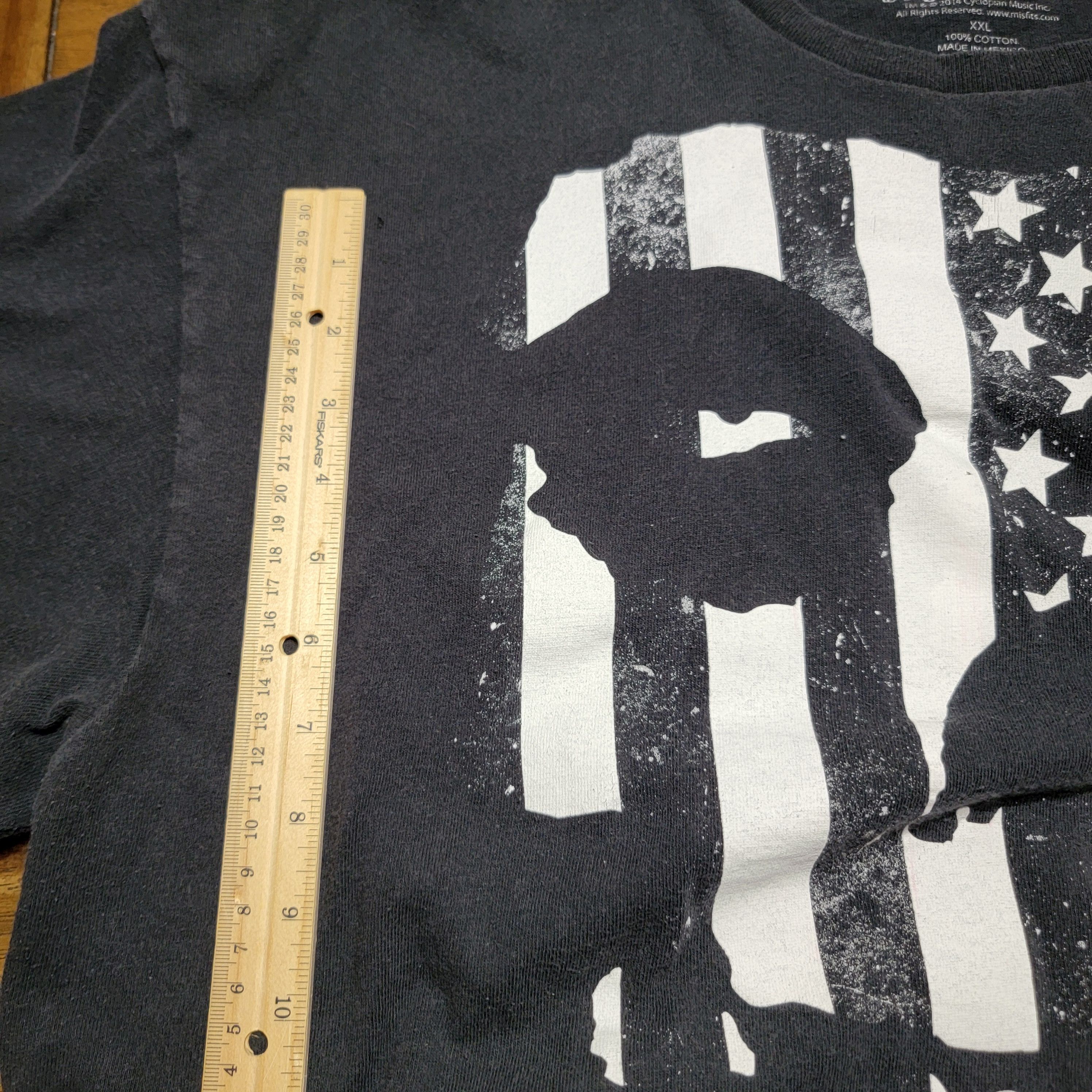 Misfits Misfits SS Black Unisex Tee American Flag Face - Size XXL Size US XXL / EU 58 / 5 - 5 Thumbnail