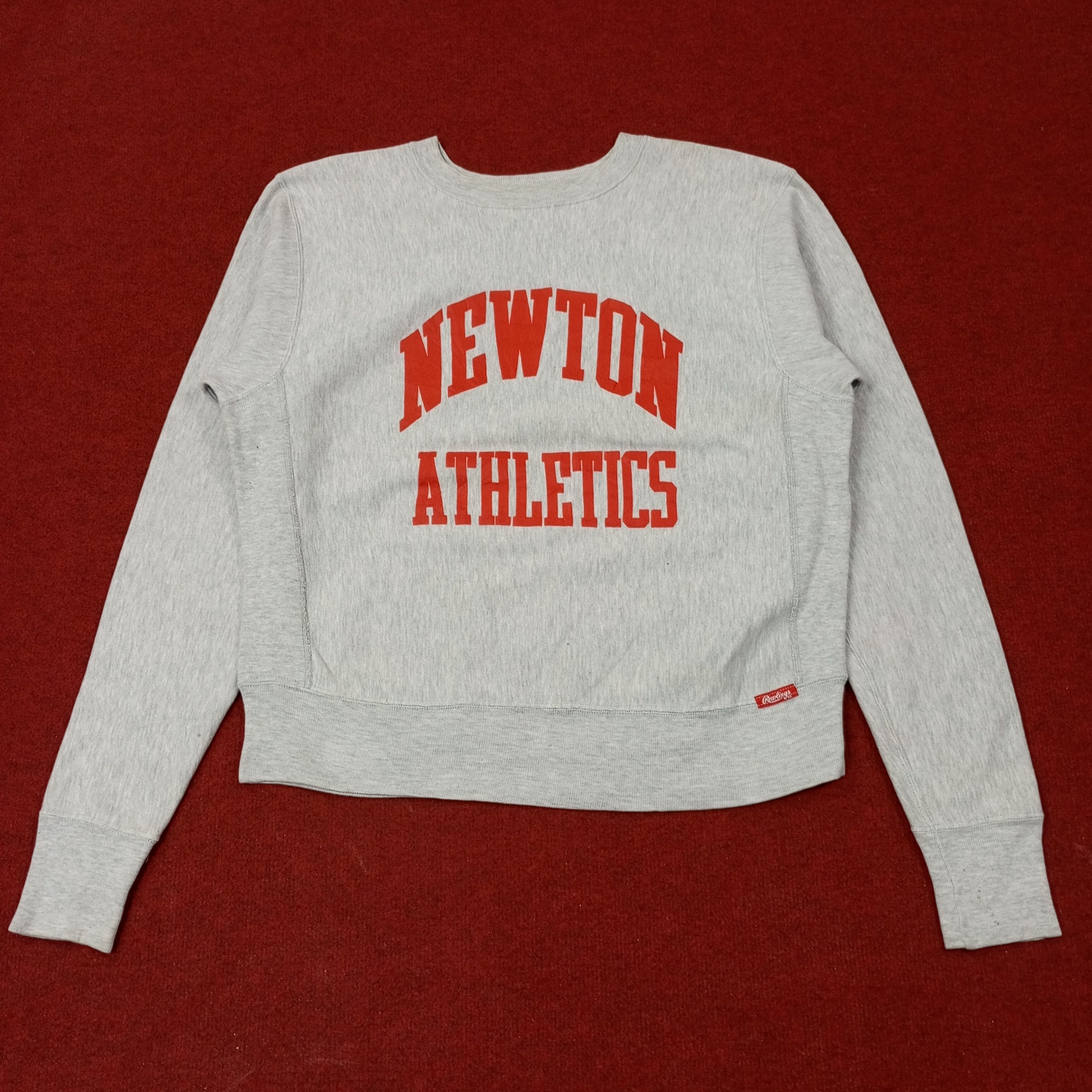 Vintage Newton Athletics Vintage Sweatshirt c225n2 Size US L / EU 52-54 / 3 - 1 Thumbnail