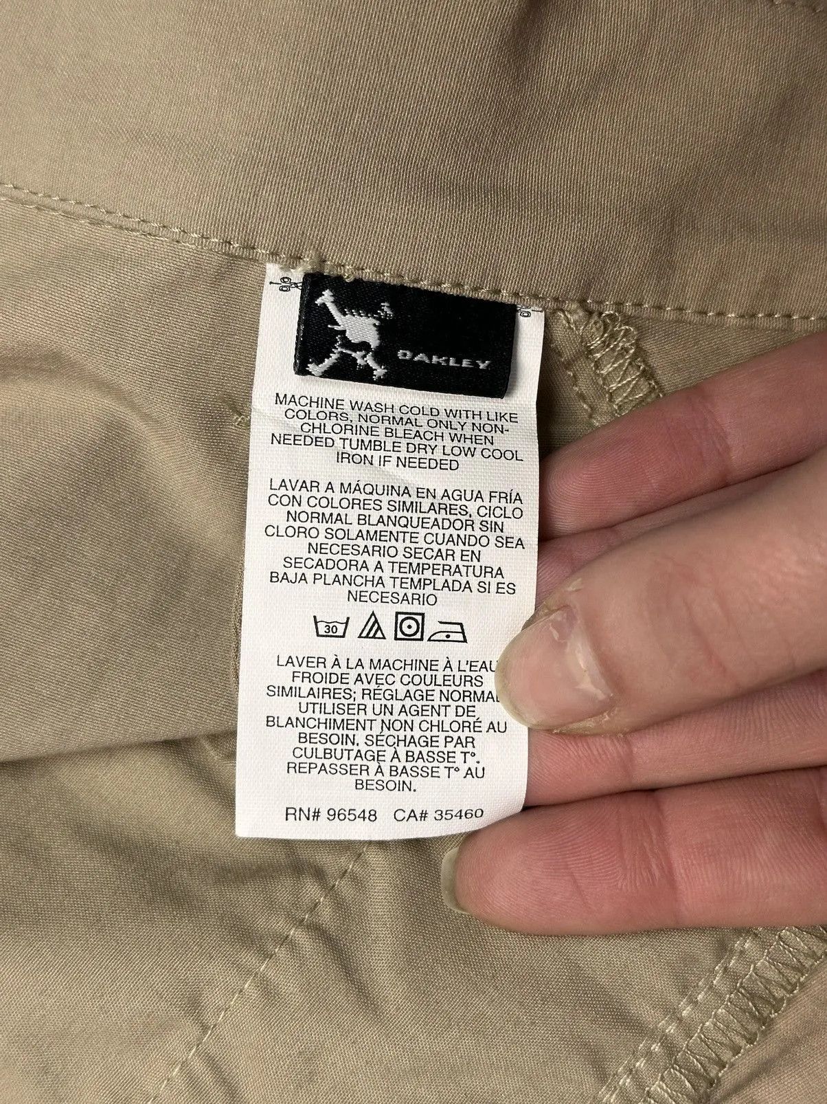 Oakley Oakley Beige Technical Pants Skater Workwear Style Size US 38 / EU 54 - 6 Thumbnail