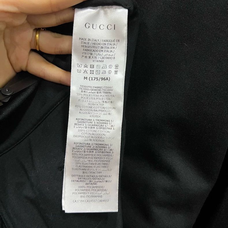 Gucci Gucci String logo school uniform jacket 2501-Nextarrow Size US M / EU 48-50 / 2 - 5 Thumbnail